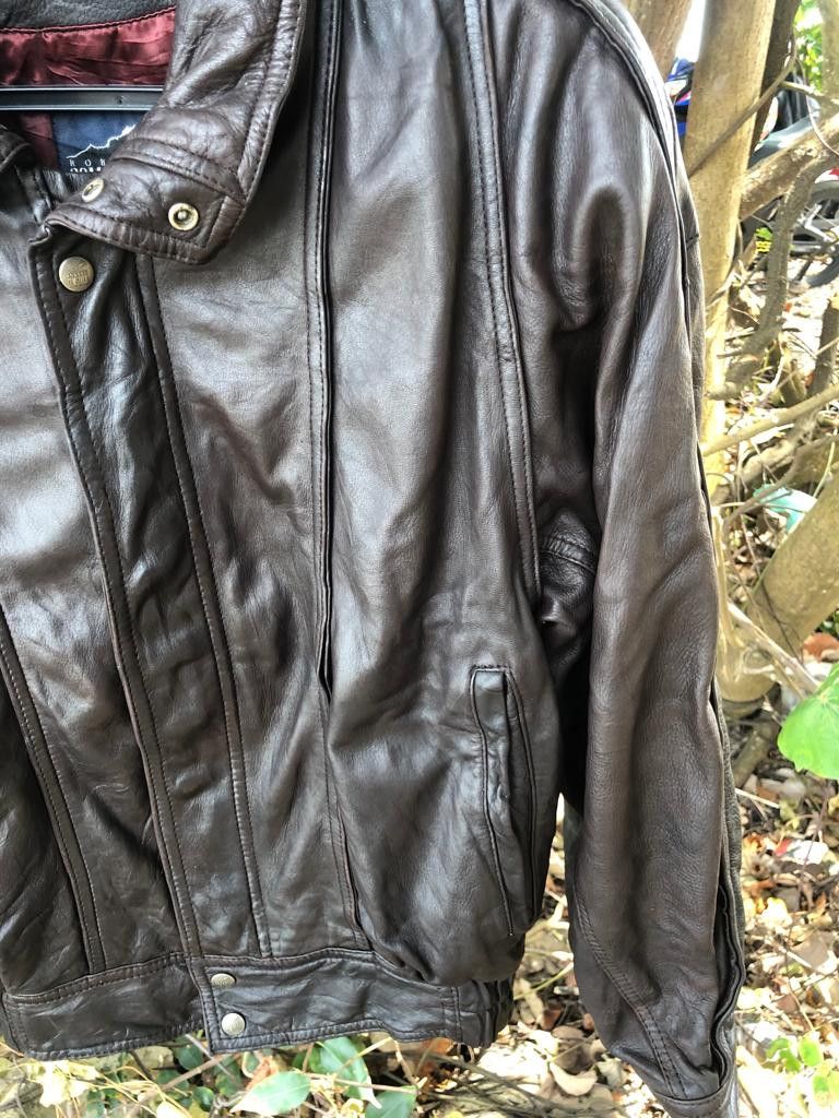 Robert Comstock Vintage 🔥 Robert Comstock Deer Skin Leather Jacket Size US L / EU 52-54 / 3 - 15 Thumbnail