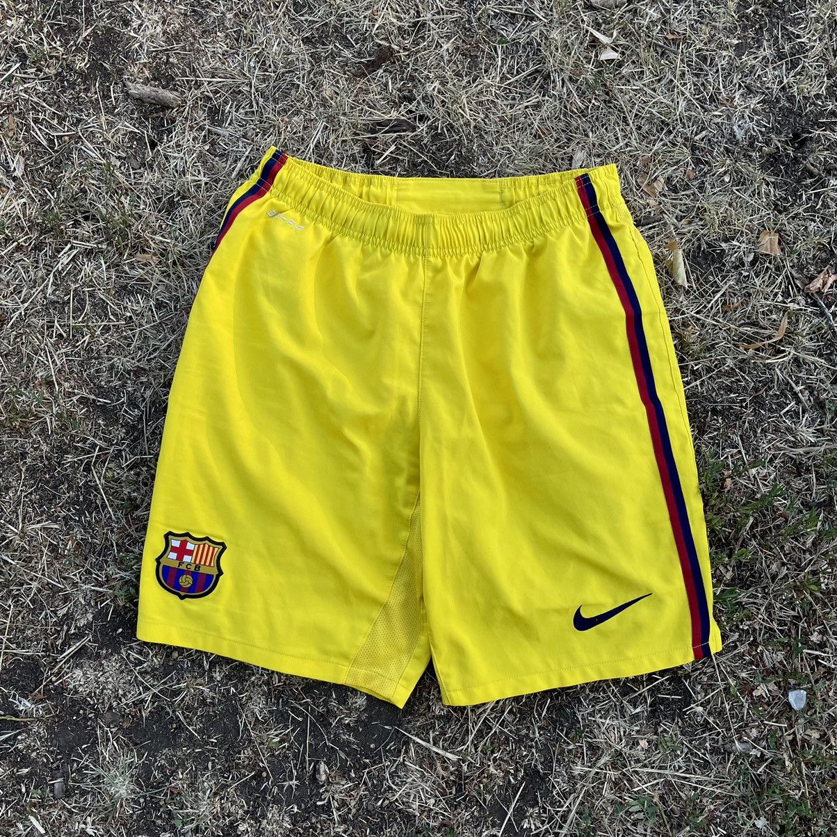Nike Vintage Y2K Drill Nike Swoosh Logo Shorts Streetwear 90s Size US 32 / EU 48 - 1 Thumbnail