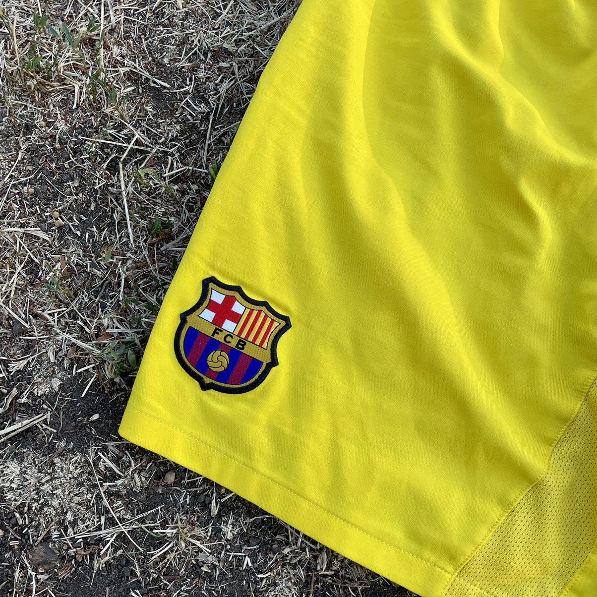 Nike Vintage Y2K Drill Nike Swoosh Logo Shorts Streetwear 90s Size US 32 / EU 48 - 4 Thumbnail
