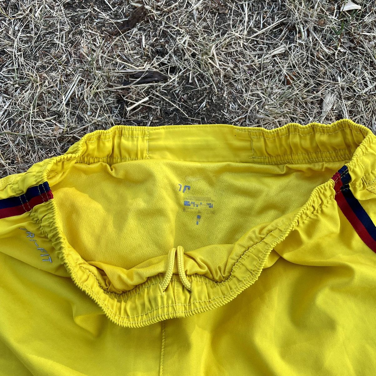 Nike Vintage Y2K Drill Nike Swoosh Logo Shorts Streetwear 90s Size US 32 / EU 48 - 5 Thumbnail