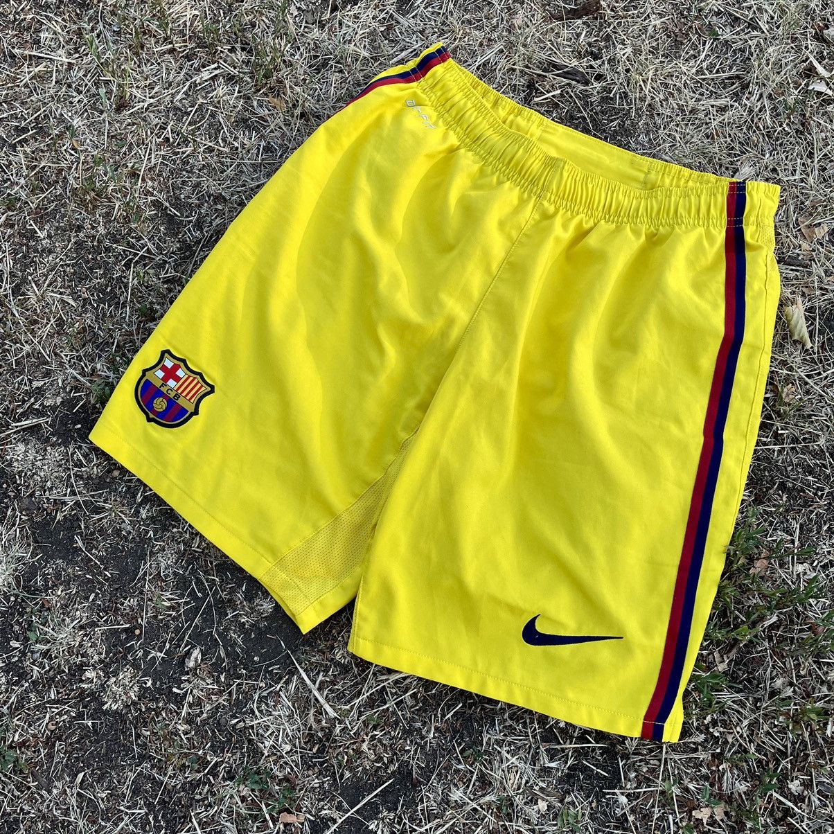 Nike Vintage Y2K Drill Nike Swoosh Logo Shorts Streetwear 90s Size US 32 / EU 48 - 2 Thumbnail