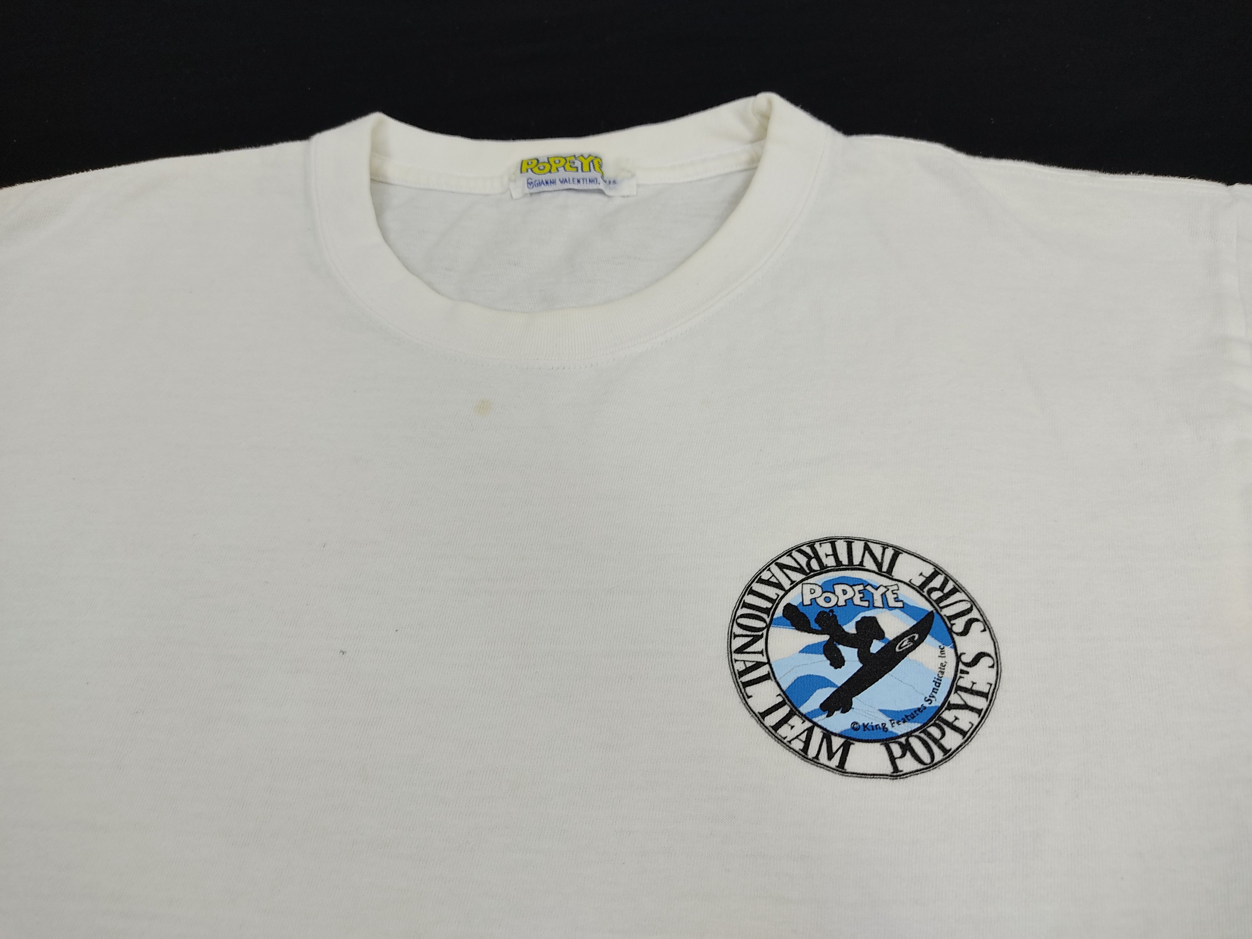 Cartoon Network Vintage Popeye Surf International Team Gianni Valentino Tee Size M / US 6-8 / IT 42-44 - 1 Thumbnail