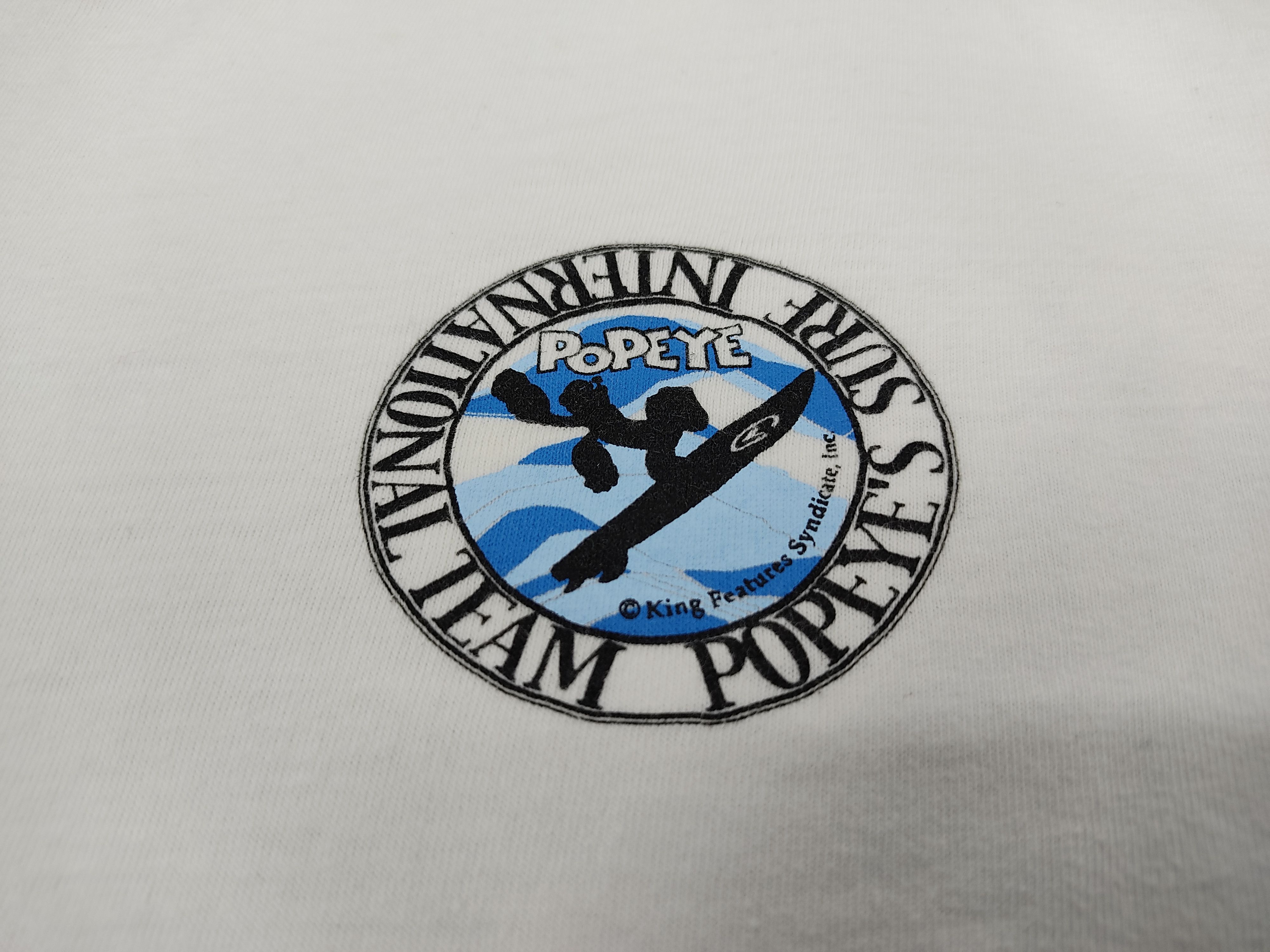 Cartoon Network Vintage Popeye Surf International Team Gianni Valentino Tee Size M / US 6-8 / IT 42-44 - 3 Thumbnail