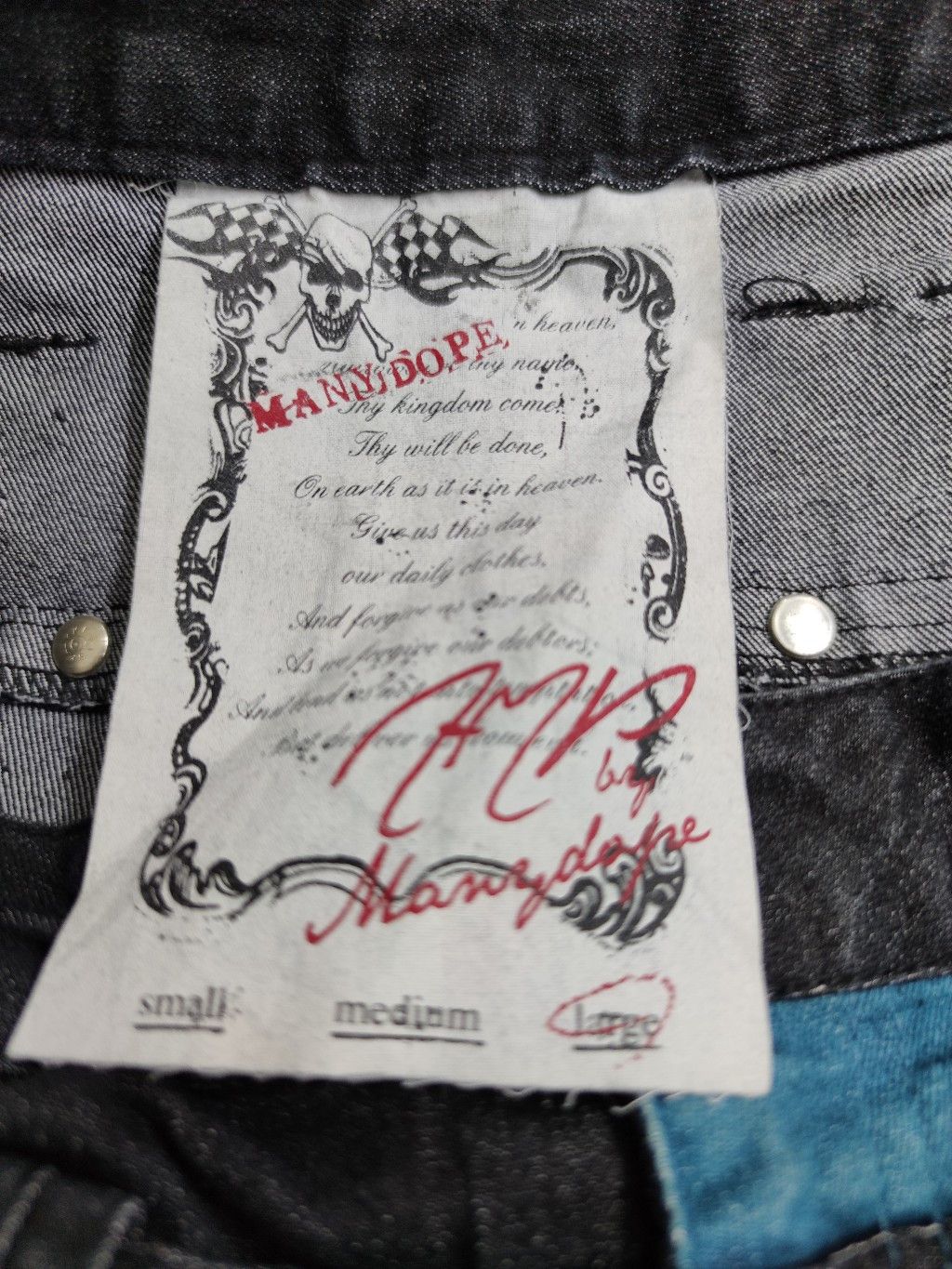 AMP × Japanese Brand AMP BY MANY DOPE Hybrid Color Double Waist Stretchy Pants Size US 32 / EU 48 - 7 Thumbnail
