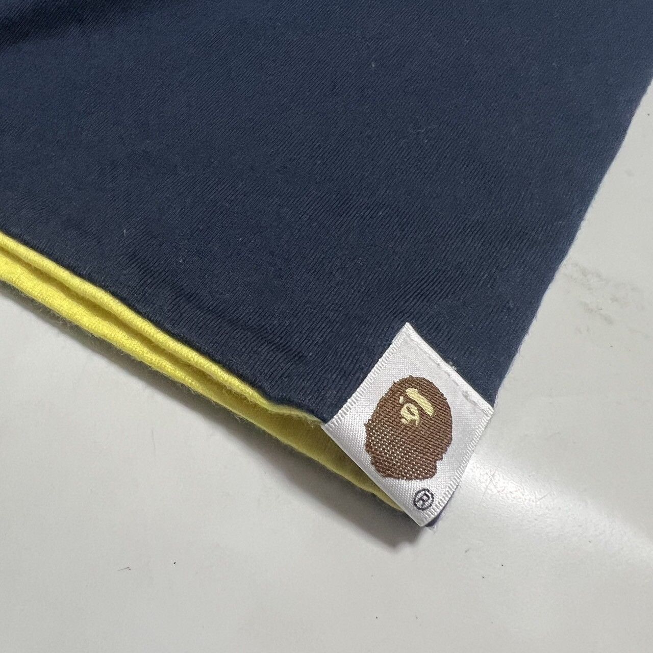 Bape BAPE reversible T-shirts Navy/yellow Size US M / EU 48-50 / 2 - 2 Thumbnail