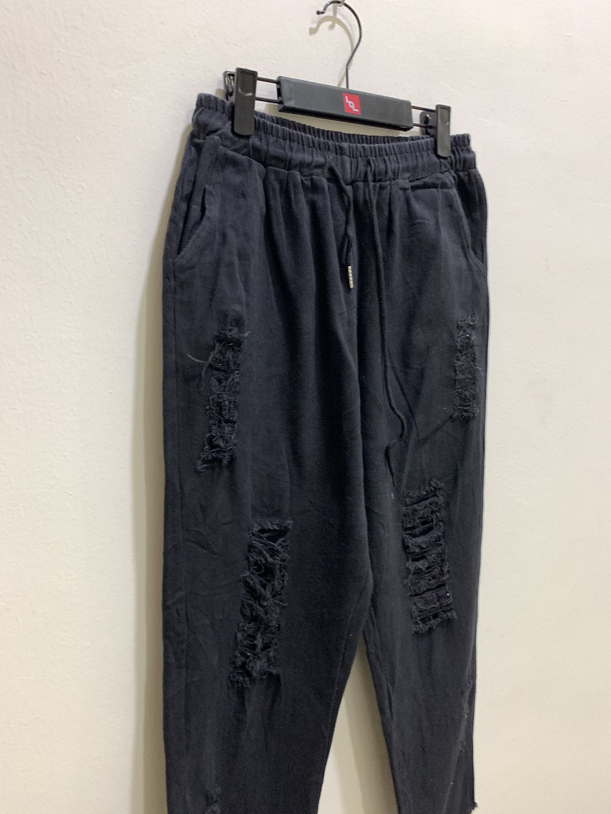 ROCKSTEADY ART UNION Disstressed Denim Rock Rugged Jogger Cropped Pant Size US 29 - 5 Thumbnail
