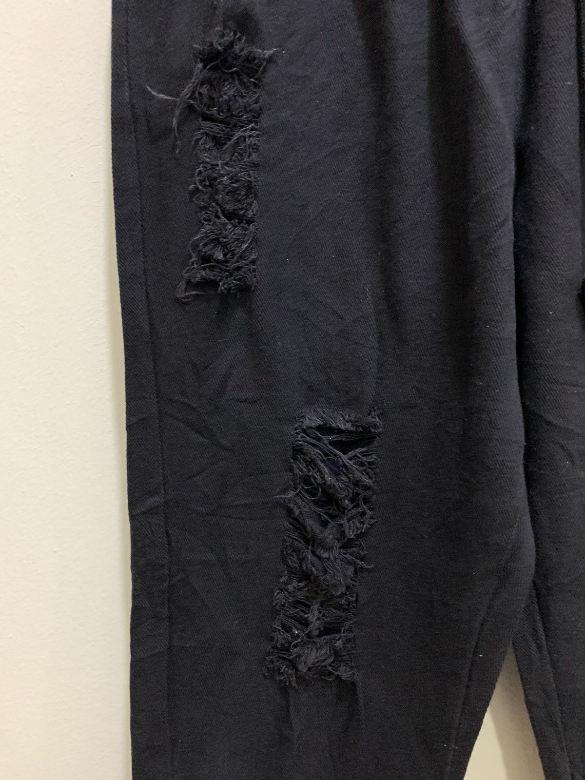 ROCKSTEADY ART UNION Disstressed Denim Rock Rugged Jogger Cropped Pant Size US 29 - 7 Thumbnail