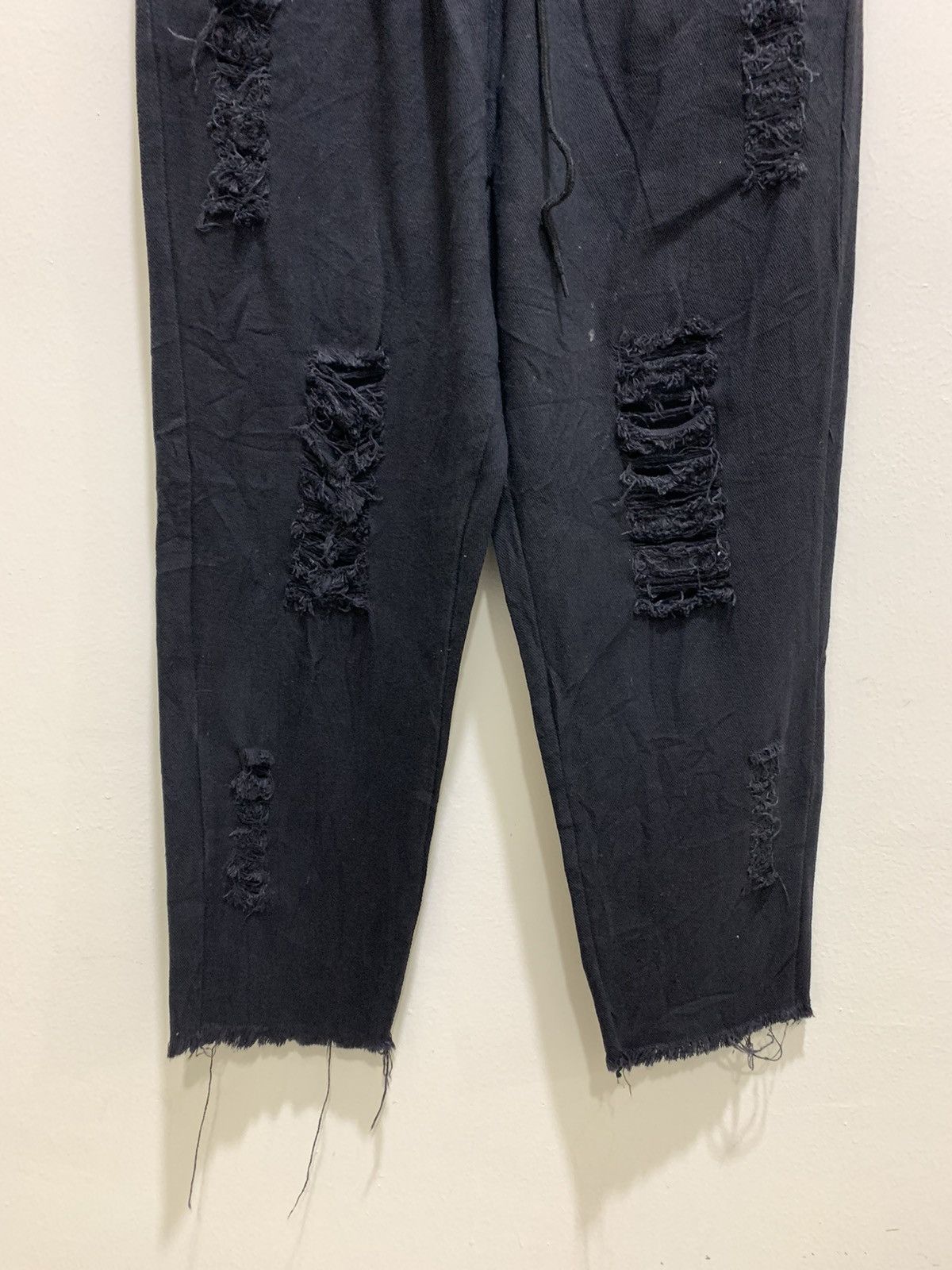 ROCKSTEADY ART UNION Disstressed Denim Rock Rugged Jogger Cropped Pant Size US 29 - 4 Thumbnail