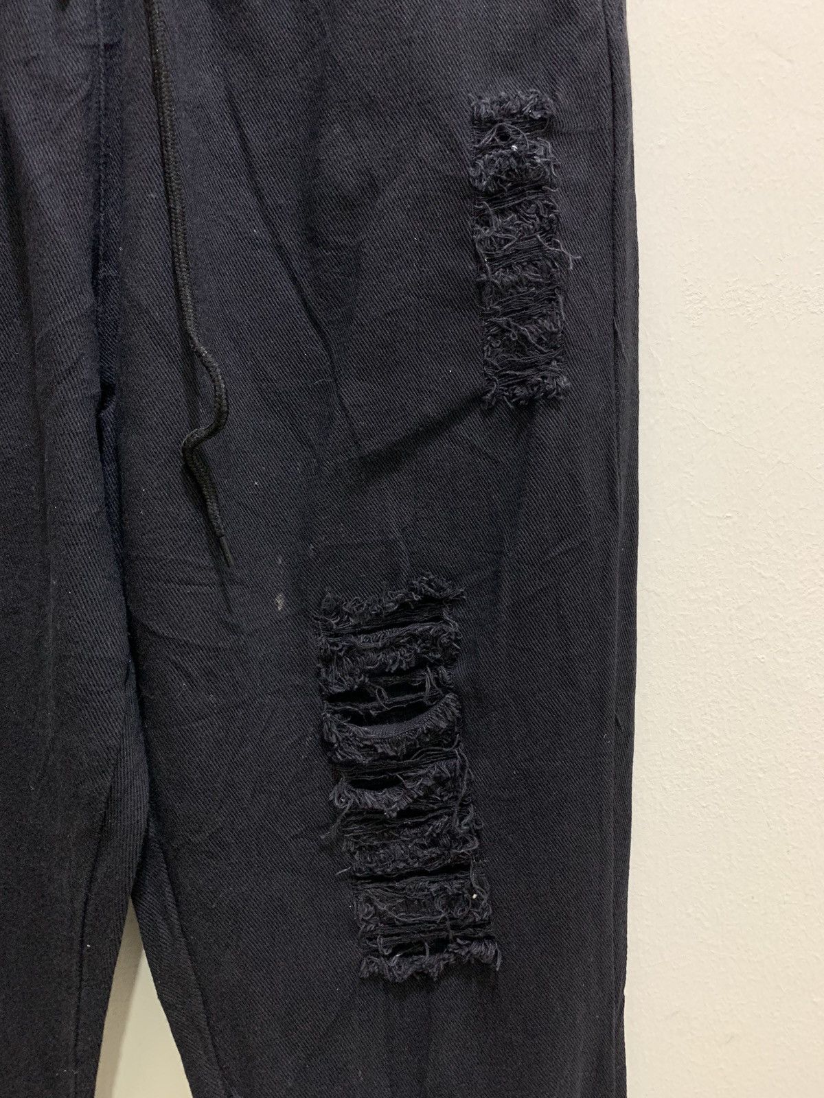 ROCKSTEADY ART UNION Disstressed Denim Rock Rugged Jogger Cropped Pant Size US 29 - 8 Thumbnail