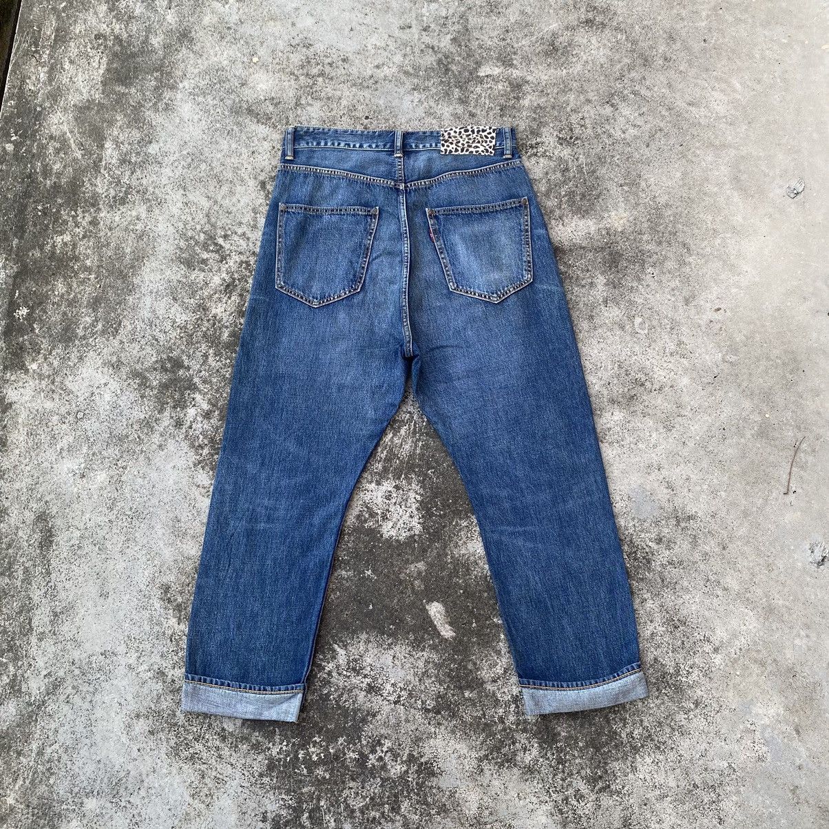 Blue Blue Japan × Japanese Brand × Vintage Vintage Japanese RNA Faded Hakama Denim Jeans Size US 31 - 1 Thumbnail