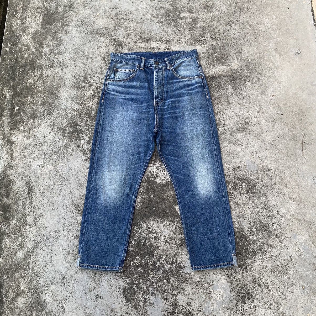 Blue Blue Japan × Japanese Brand × Vintage Vintage Japanese RNA Faded Hakama Denim Jeans Size US 31 - 2 Thumbnail