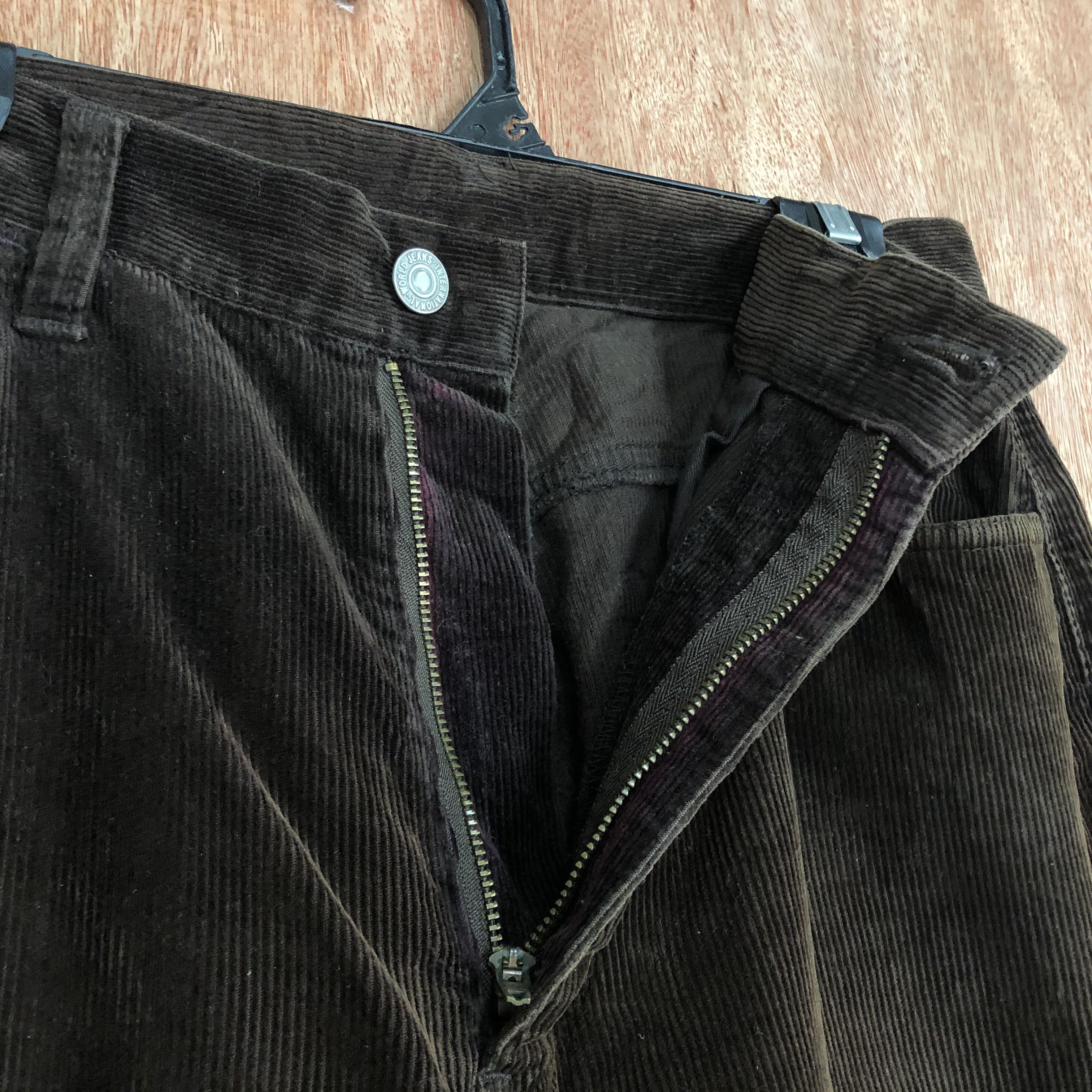 Uniqlo UNIQLO Vintage 90s Corduroy Velvet Casual Trouser Jean Pant Size US 29 - 4 Thumbnail