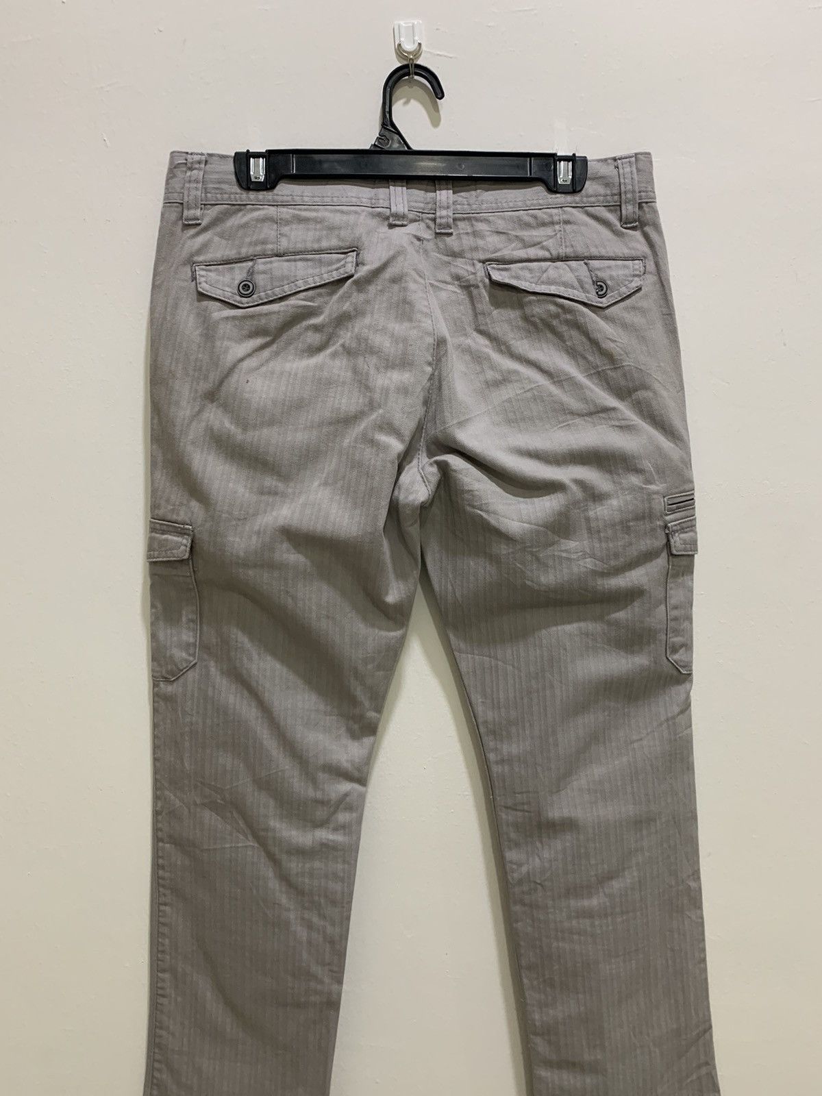 Japanese Brand × Solid and Striped Stripe 7Pocket Multipocket Tactical Utility Flare CargoPant Size 34" / US 12 / IT 48 - 8 Thumbnail