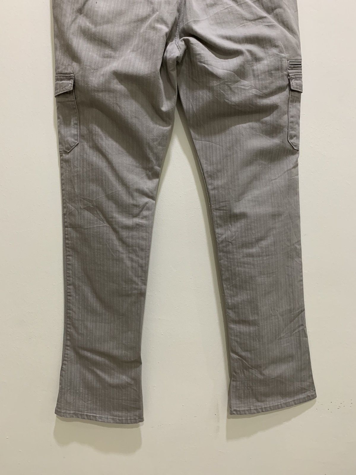 Japanese Brand × Solid and Striped Stripe 7Pocket Multipocket Tactical Utility Flare CargoPant Size 34" / US 12 / IT 48 - 9 Thumbnail