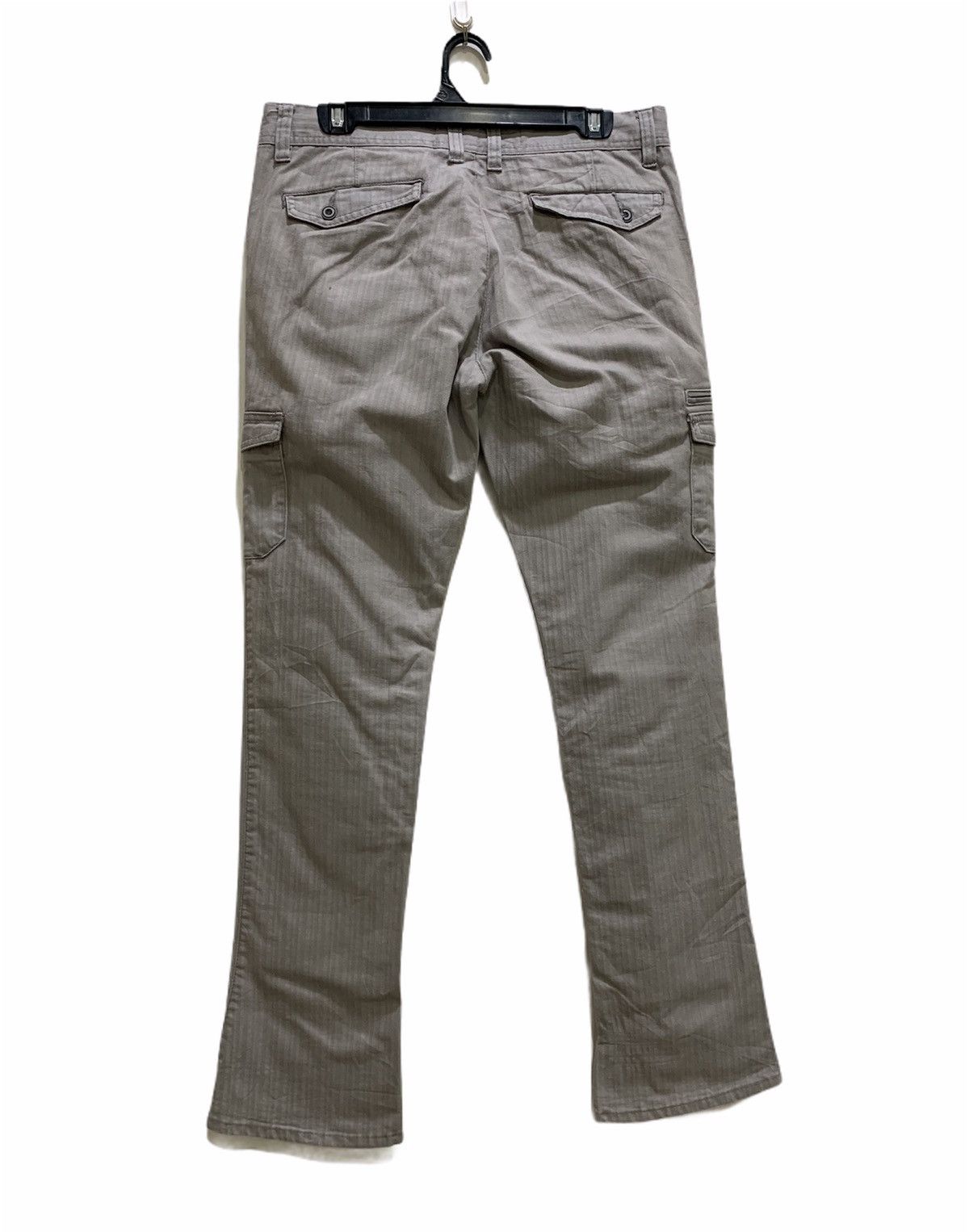 Japanese Brand × Solid and Striped Stripe 7Pocket Multipocket Tactical Utility Flare CargoPant Size 34" / US 12 / IT 48 - 2 Thumbnail
