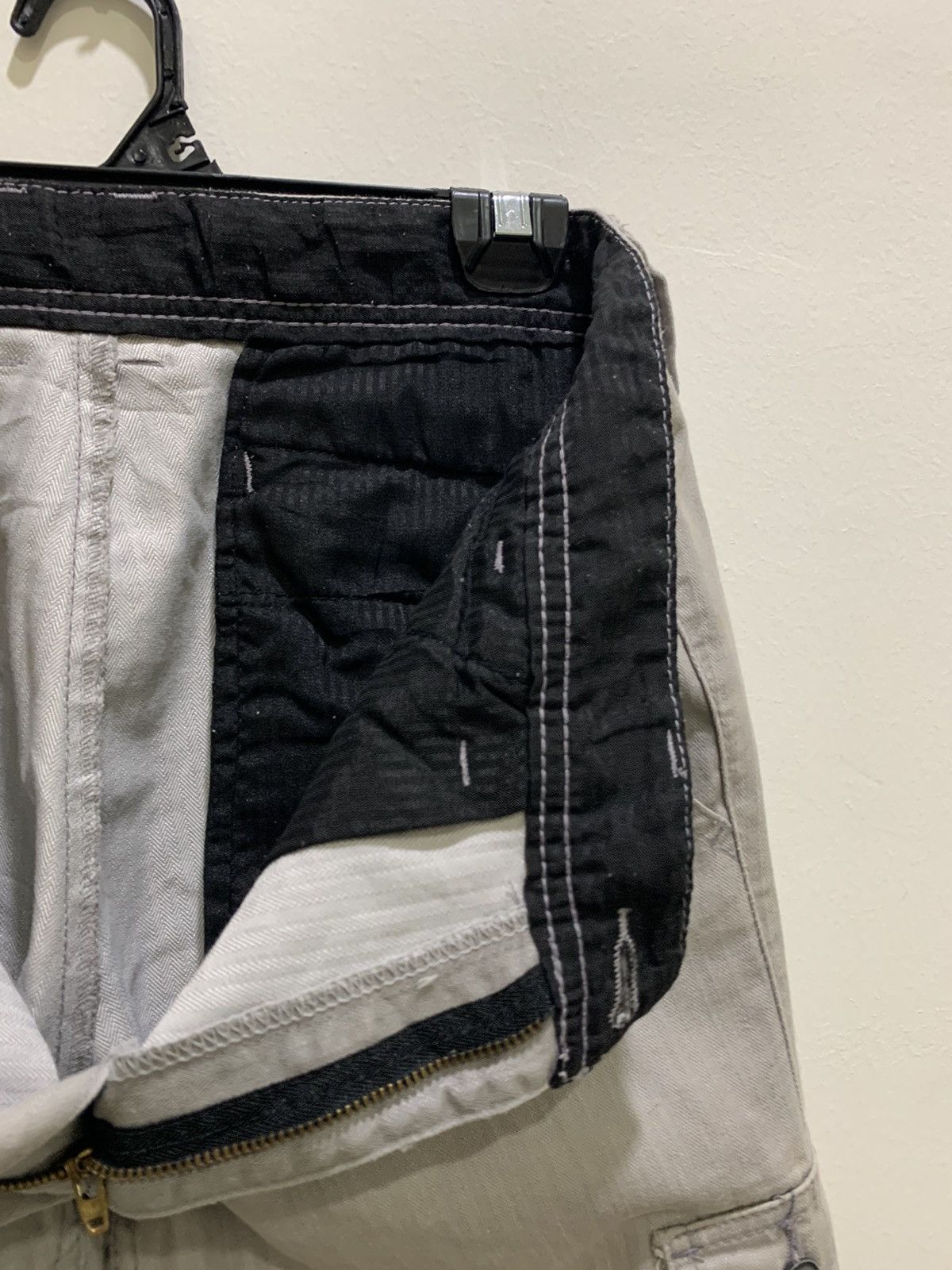 Japanese Brand × Solid and Striped Stripe 7Pocket Multipocket Tactical Utility Flare CargoPant Size 34" / US 12 / IT 48 - 15 Thumbnail