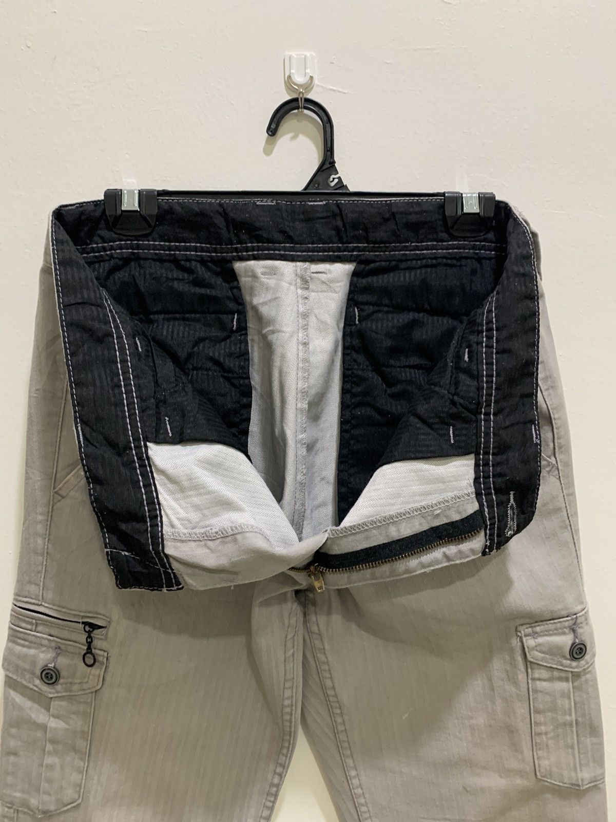 Japanese Brand × Solid and Striped Stripe 7Pocket Multipocket Tactical Utility Flare CargoPant Size 34" / US 12 / IT 48 - 13 Thumbnail