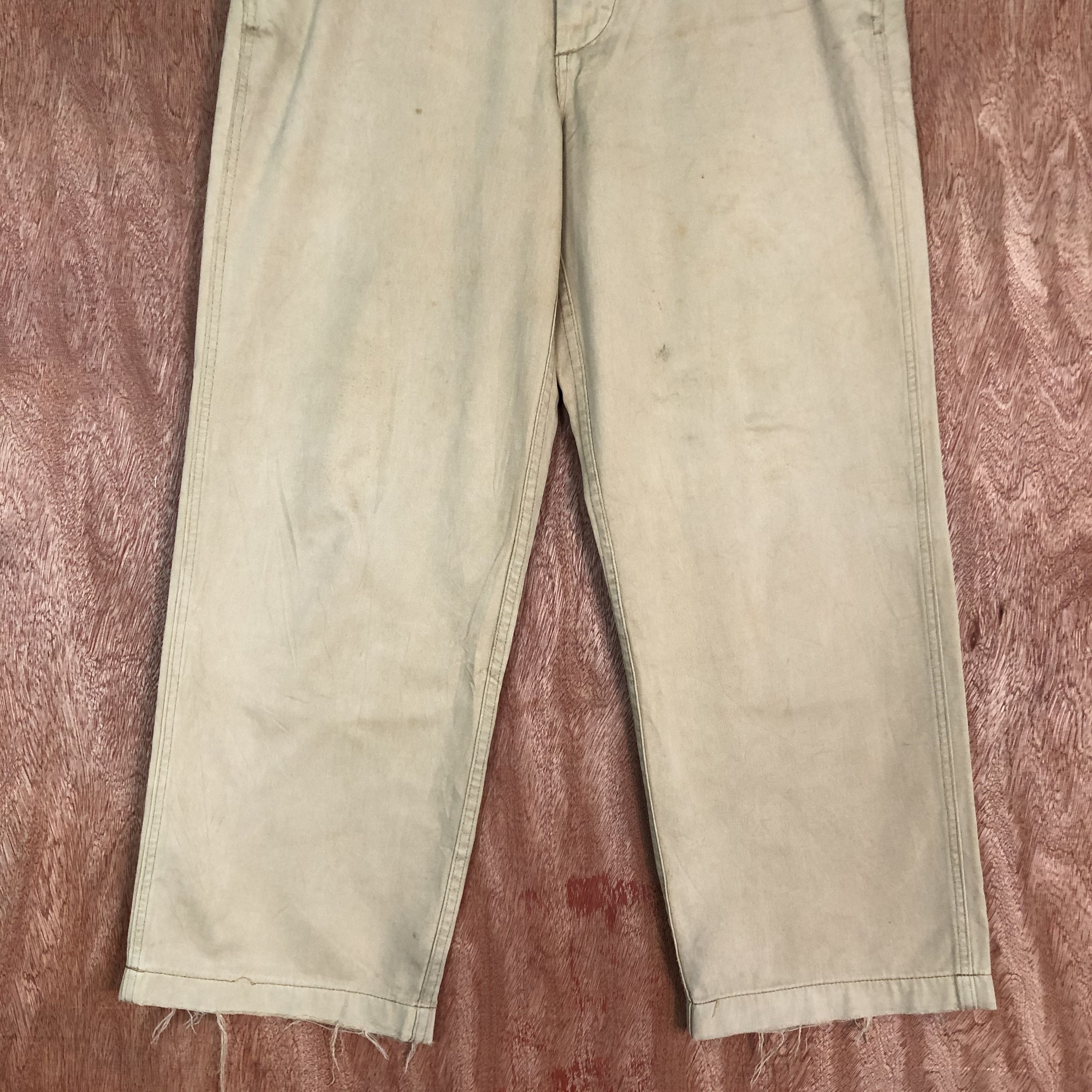 Designer × Japanese Brand GAIJIN MADE DRAGON WORK Vtg 90s Casual Trouser Slack Pant Size US 32 / EU 48 - 3 Thumbnail