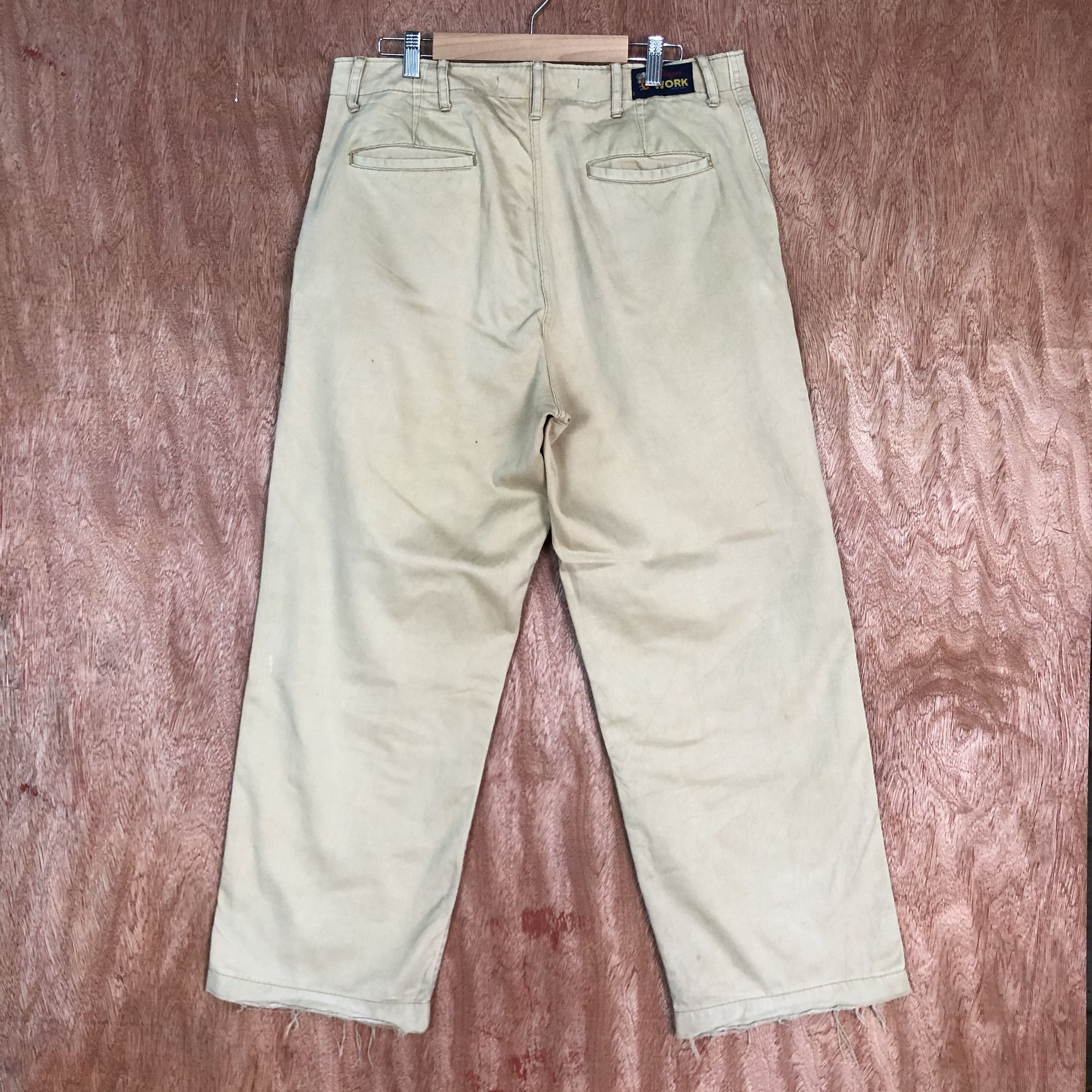 Designer × Japanese Brand GAIJIN MADE DRAGON WORK Vtg 90s Casual Trouser Slack Pant Size US 32 / EU 48 - 10 Thumbnail