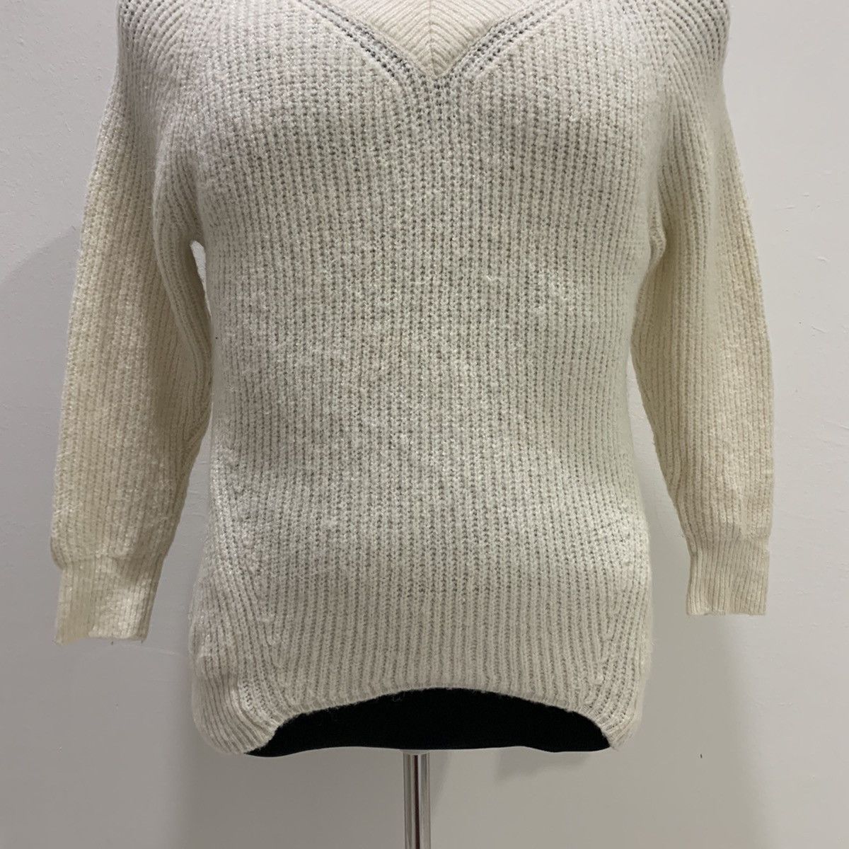Japanese Brand GU Bendigo Soft Wool Blend Crochet Knitwear Jumper Sweater Size M / US 6-8 / IT 42-44 - 4 Thumbnail
