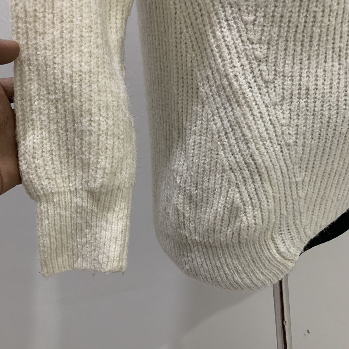 Japanese Brand GU Bendigo Soft Wool Blend Crochet Knitwear Jumper Sweater Size M / US 6-8 / IT 42-44 - 9 Thumbnail
