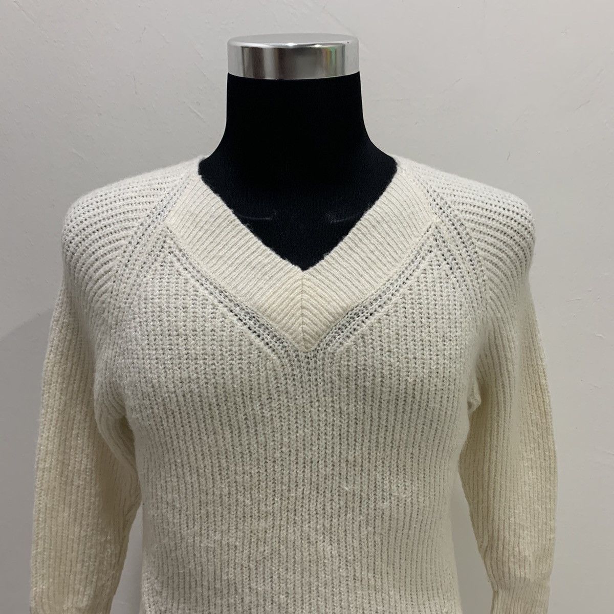 Japanese Brand GU Bendigo Soft Wool Blend Crochet Knitwear Jumper Sweater Size M / US 6-8 / IT 42-44 - 3 Thumbnail