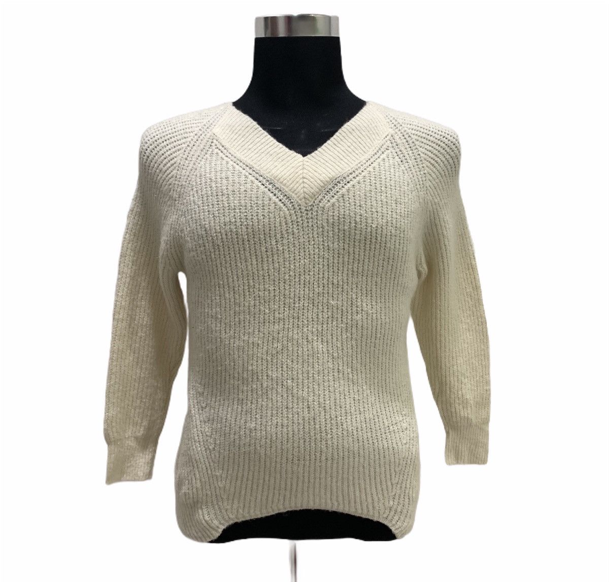 Japanese Brand GU Bendigo Soft Wool Blend Crochet Knitwear Jumper Sweater Size M / US 6-8 / IT 42-44 - 1 Thumbnail