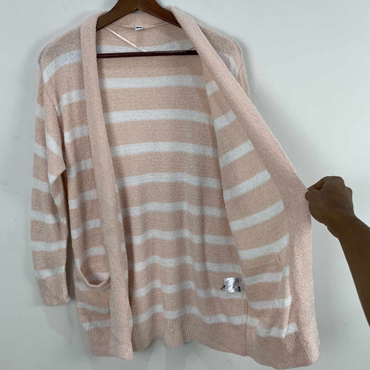 Uniqlo UNIQLO Soft Striped Pyjamas Knitwear Long Cardigan Sweater Size M / US 6-8 / IT 42-44 - 17 Thumbnail