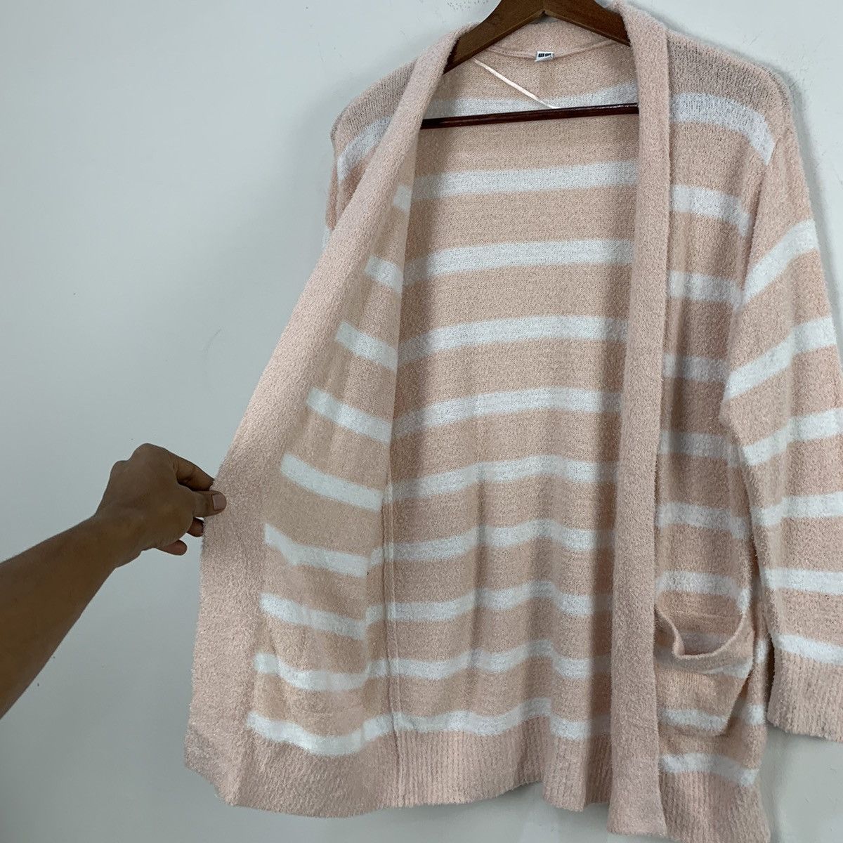 Uniqlo UNIQLO Soft Striped Pyjamas Knitwear Long Cardigan Sweater Size M / US 6-8 / IT 42-44 - 16 Thumbnail