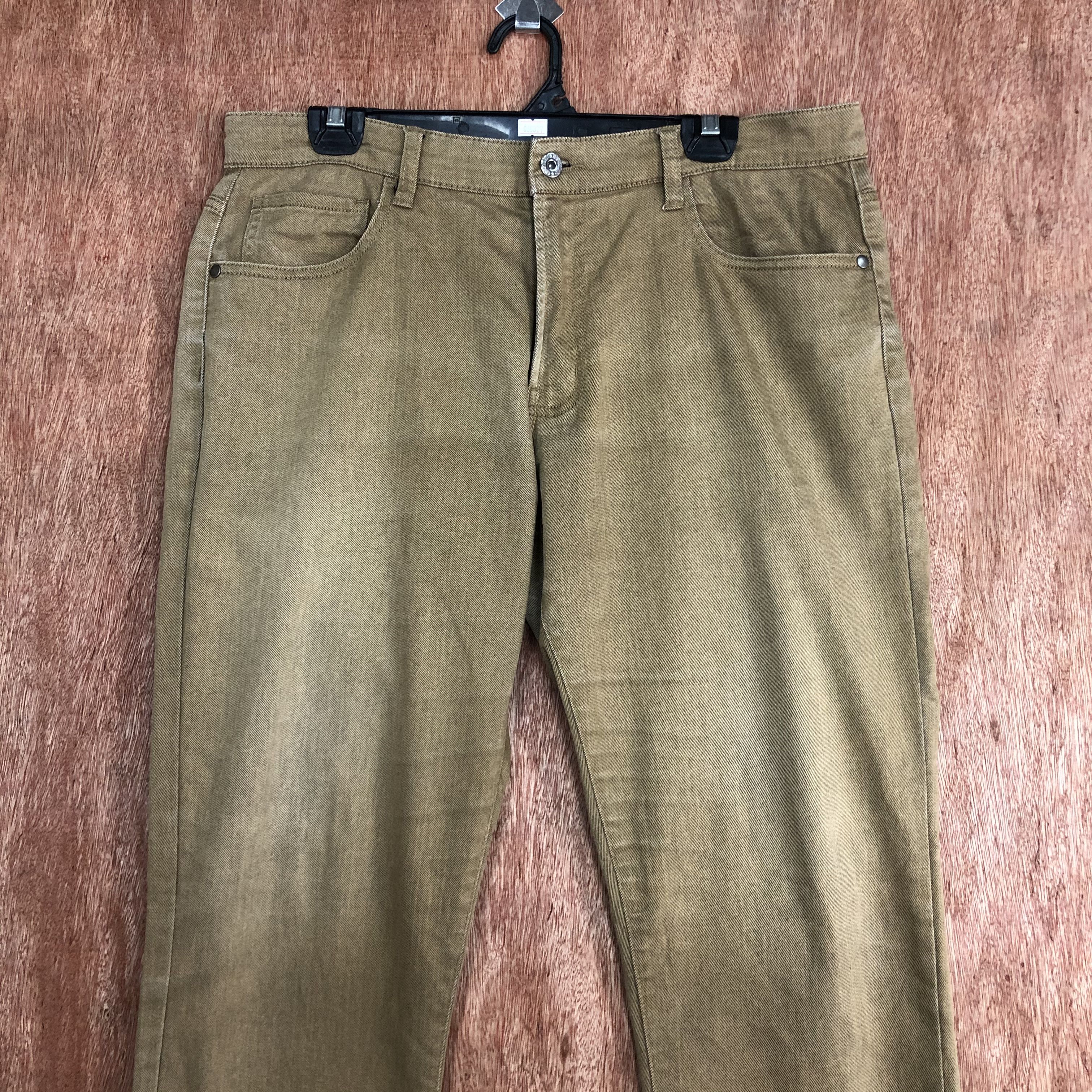 Old Navy NAVY Vintage 90s Stonewash Khakis Trouser Casual Slack Pant Size US 33 - 2 Thumbnail