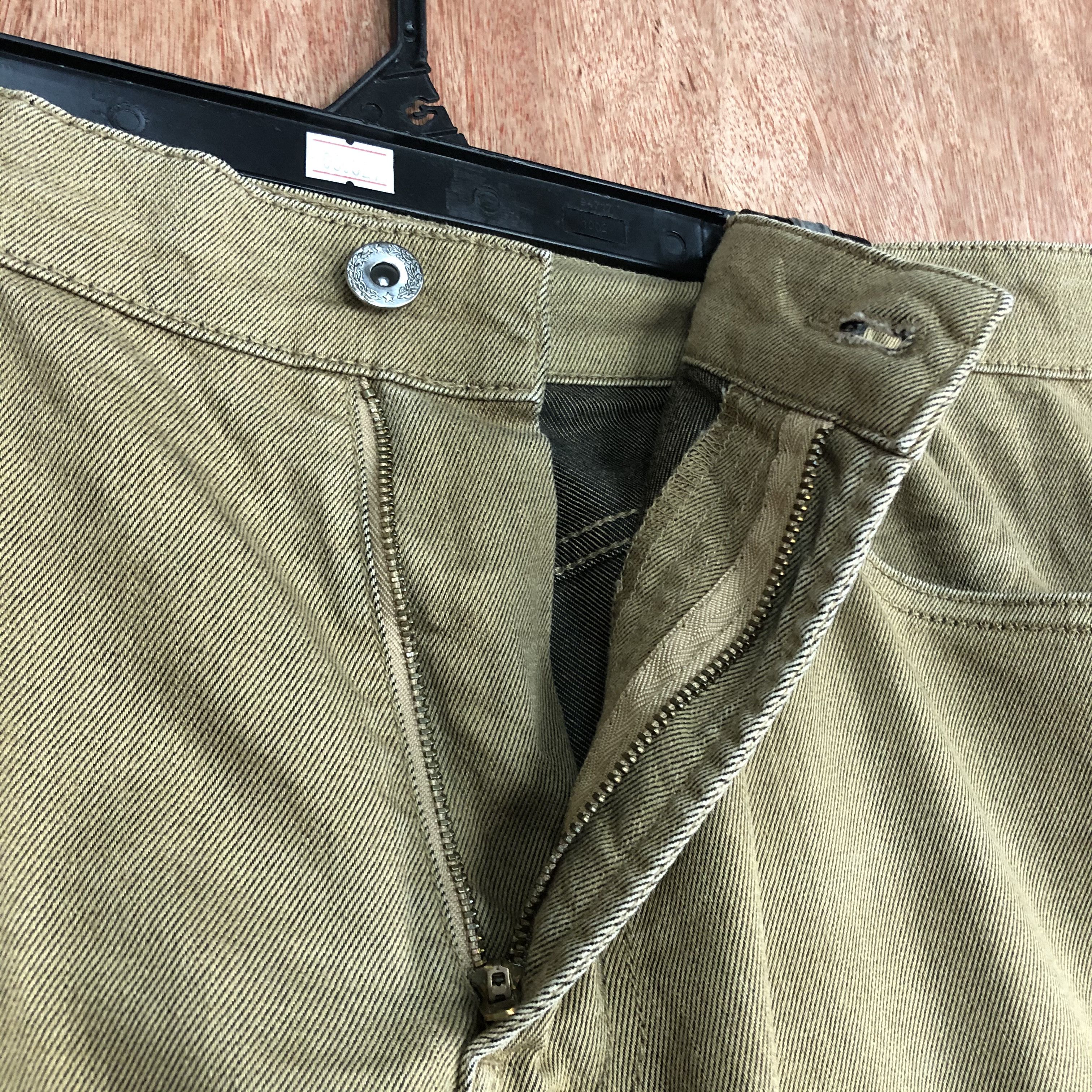 Old Navy NAVY Vintage 90s Stonewash Khakis Trouser Casual Slack Pant Size US 33 - 5 Thumbnail