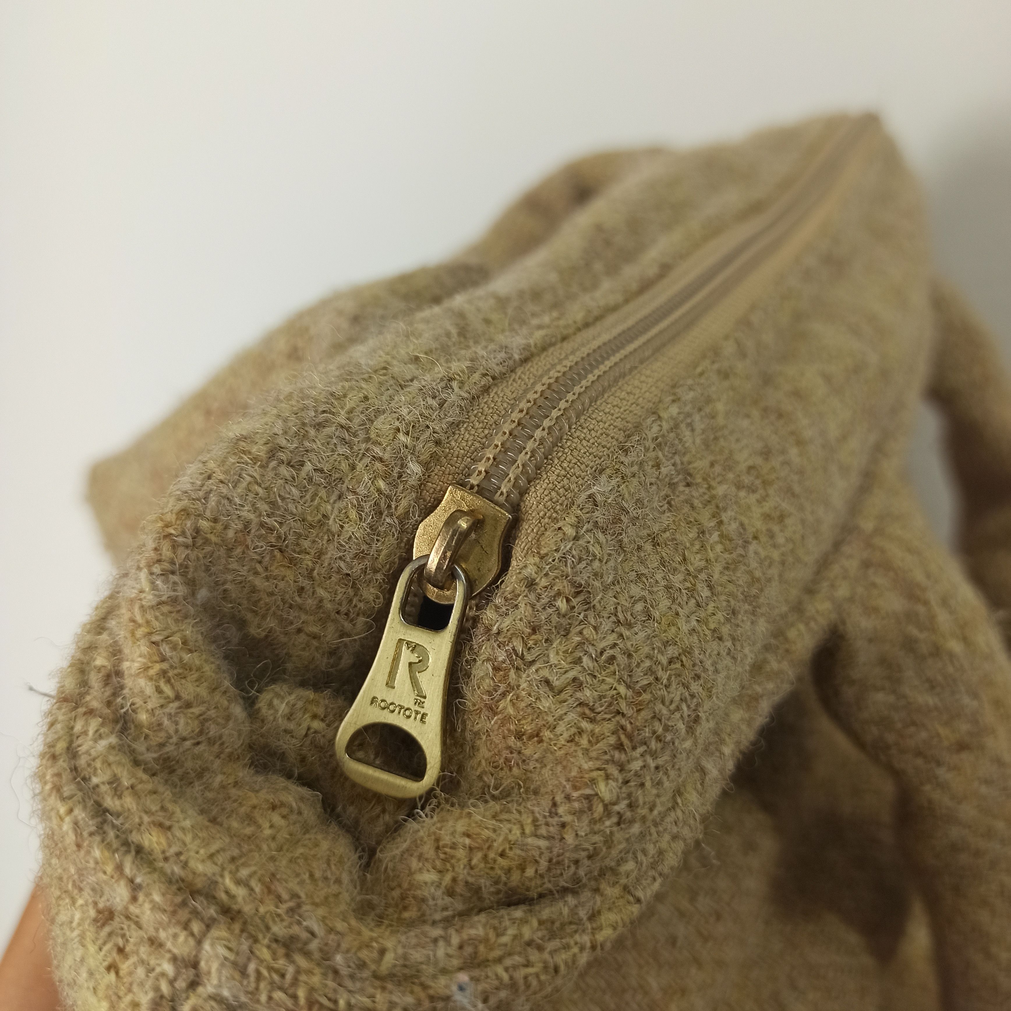 Harris Tweed × Japanese Brand × ROOTOTE 🔥Rare🔥 Harris Tweed X Rootote Tote Bag with Simple Design Size ONE SIZE - 10 Thumbnail