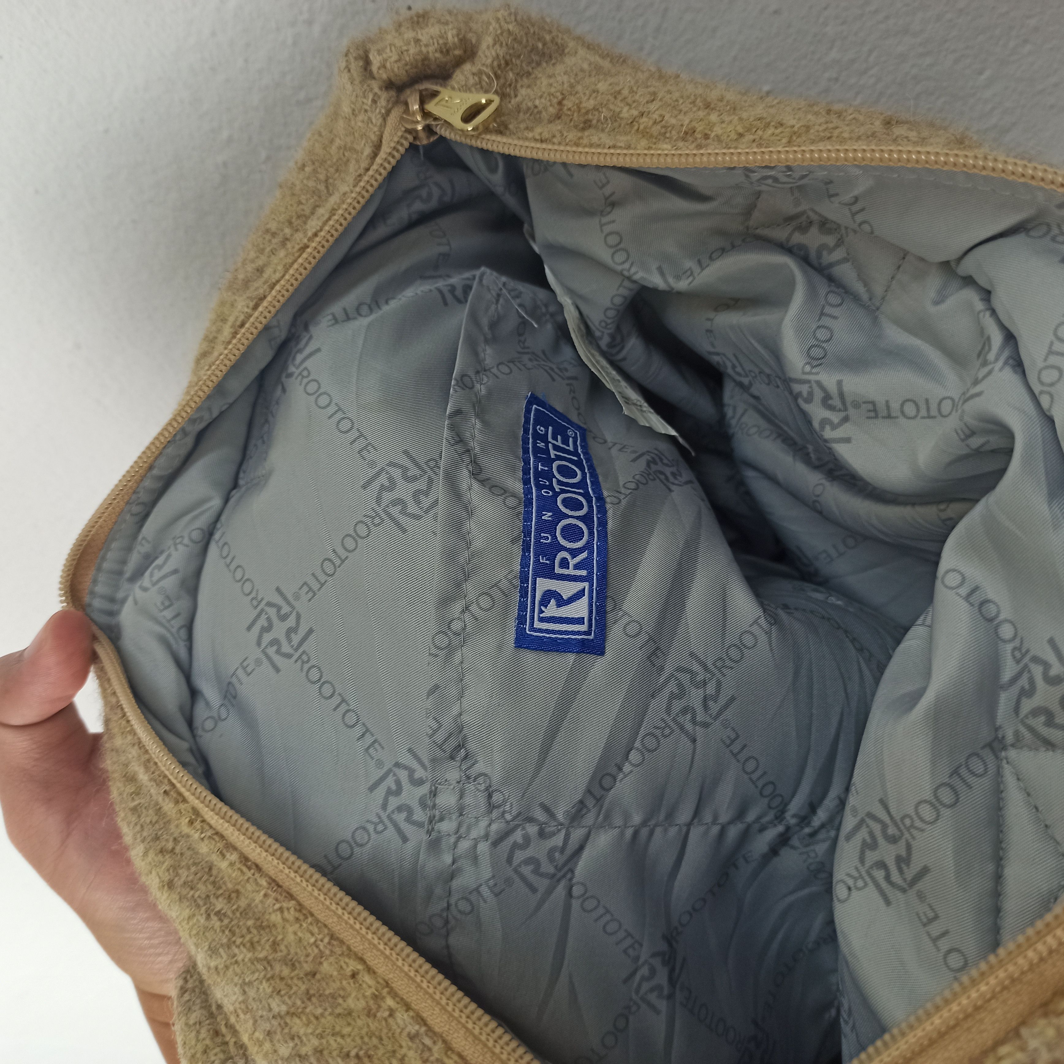 Harris Tweed × Japanese Brand × ROOTOTE 🔥Rare🔥 Harris Tweed X Rootote Tote Bag with Simple Design Size ONE SIZE - 11 Thumbnail