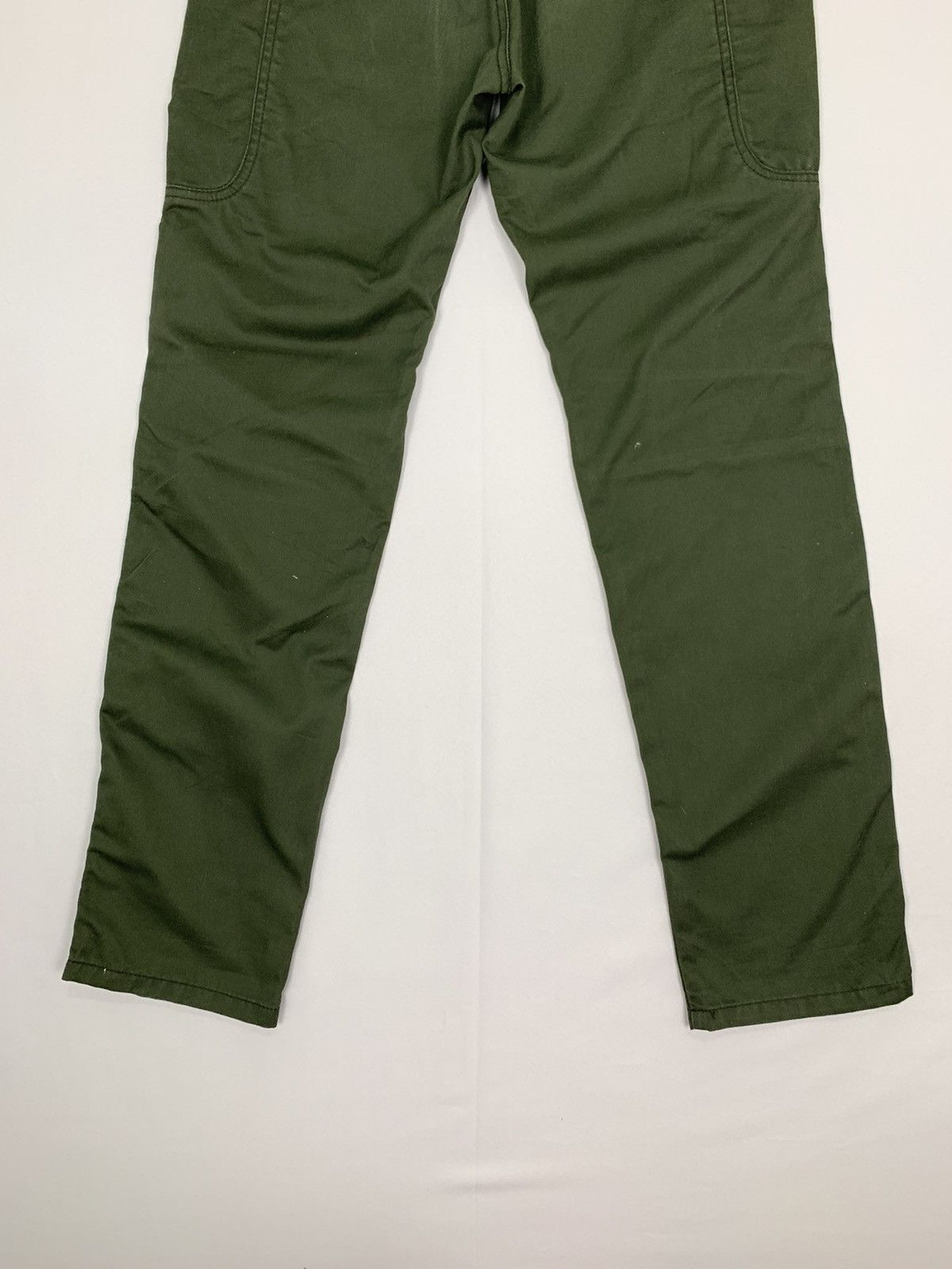Japanese Brand 6 Pocket Carpenter Double Knee Stripe Waist Cargo Bush Pant Size US 32 / EU 48 - 9 Thumbnail