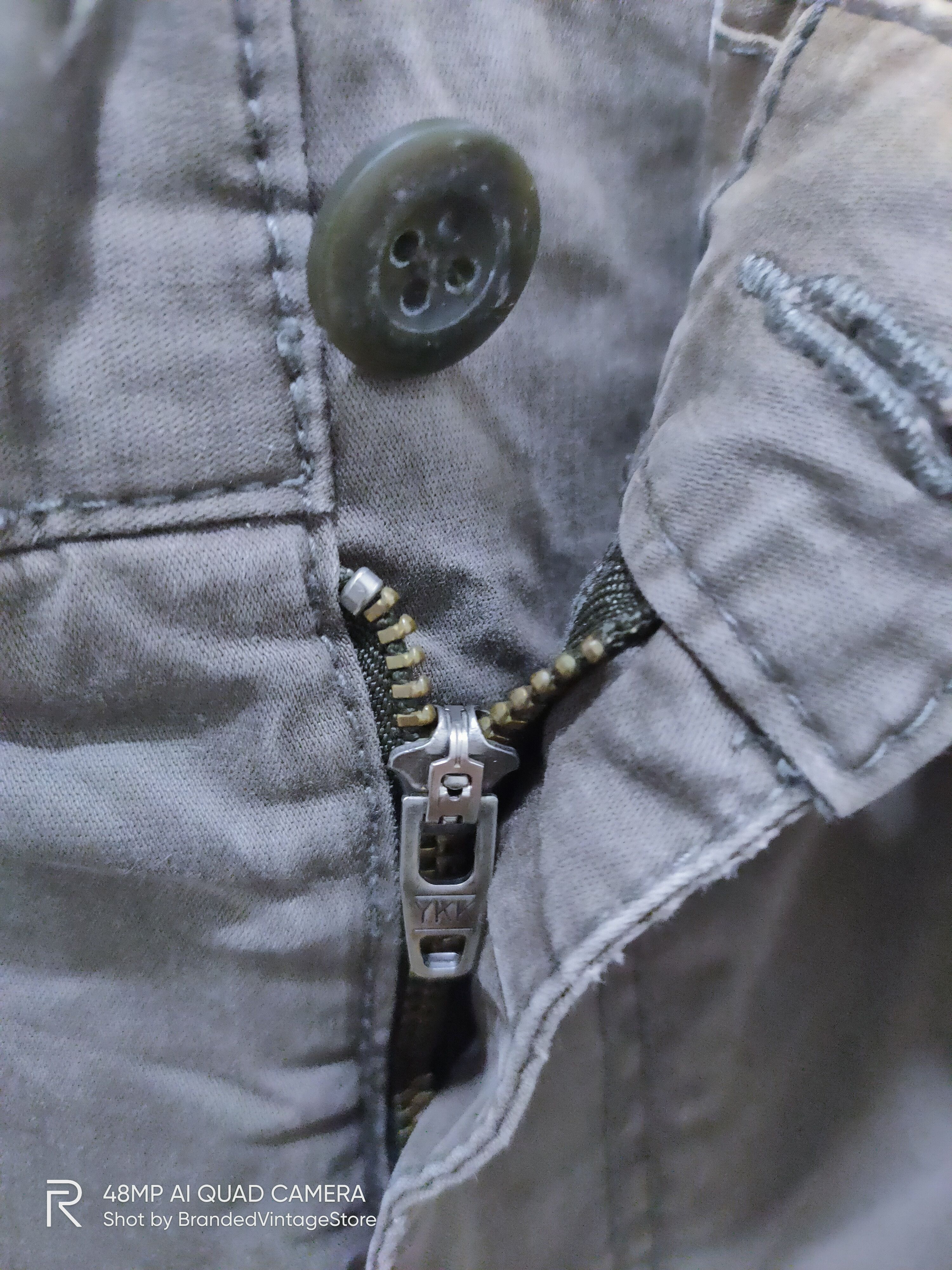 Japanese Brand UNIQLO Hard Cotton Distress Multipocket Utility Cargo Pants Size US 32 / EU 48 - 13 Thumbnail