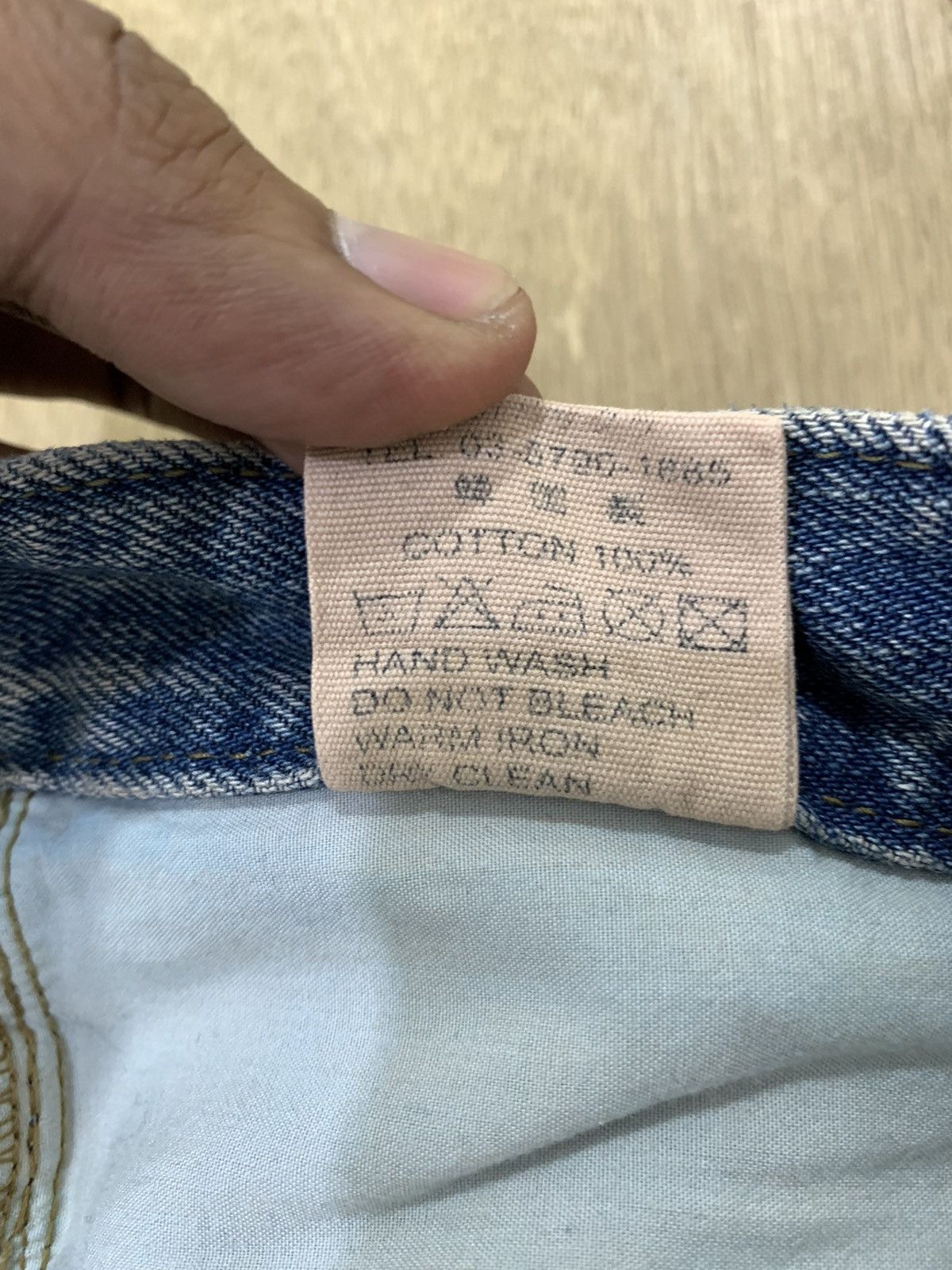 Japanese Brand VIRCA PHRASE Disstressed Denim SlimFit Harajuku Style Jeans Size 29" - 20 Thumbnail