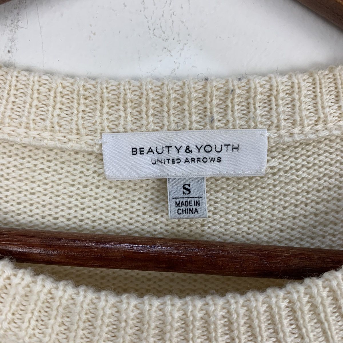 BEAUTY&YOUTH BEAUTY&YOUTH UNITED ARROWS Wool Striped Modern Knit Sweater Size US S / EU 44-46 / 1 - 13 Thumbnail