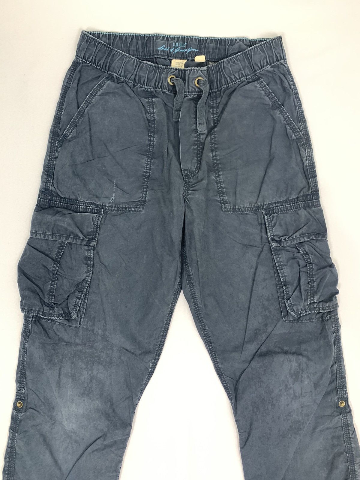 H&M H&M x L.O.G.G Carpenter Baggy Pocket Jogger Cargo Crop Pant Size US 28 / EU 44 - 5 Thumbnail