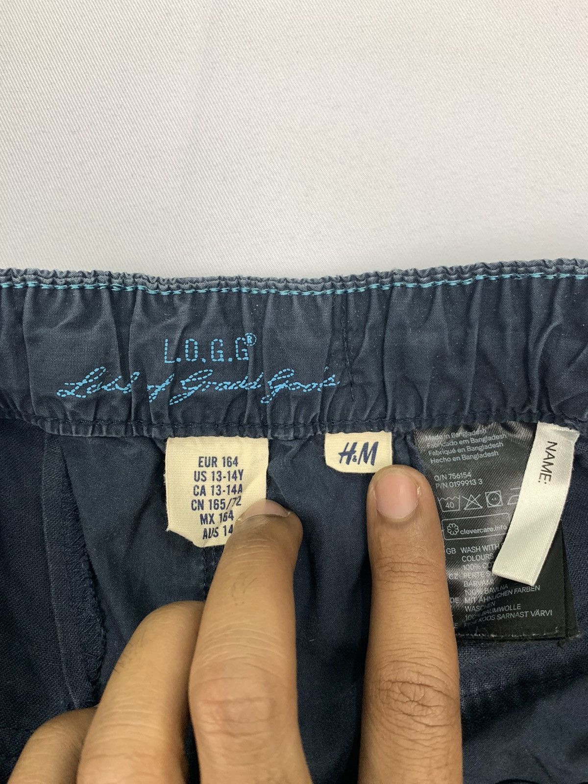 H&M H&M x L.O.G.G Carpenter Baggy Pocket Jogger Cargo Crop Pant Size US 28 / EU 44 - 16 Thumbnail