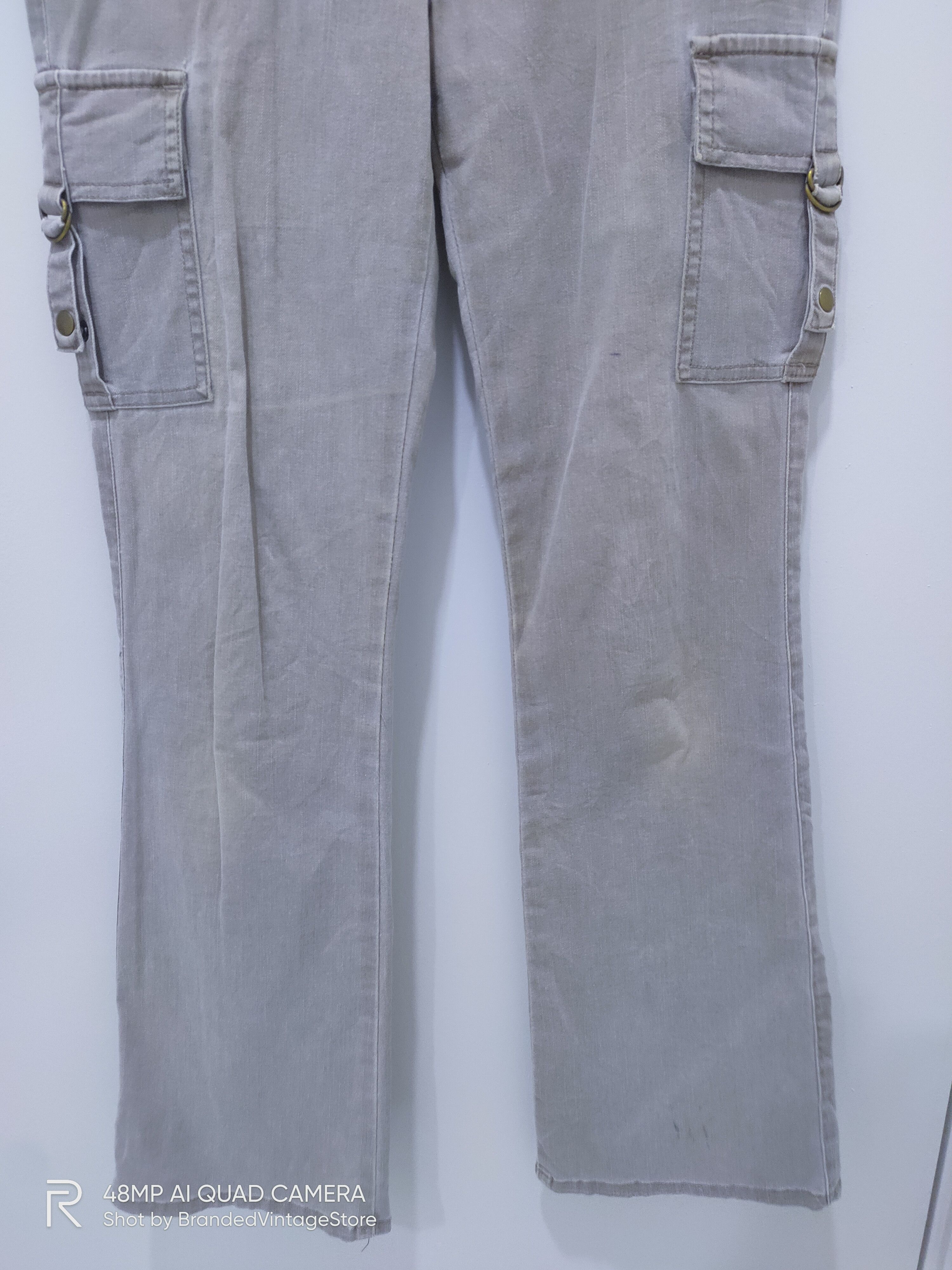 Japanese Brand × Seditionaries JOHN JELLO Punk Patchwork Multipocket Flare Cargo Bush Pant Size 28" / US 6 / IT 42 - 5 Thumbnail