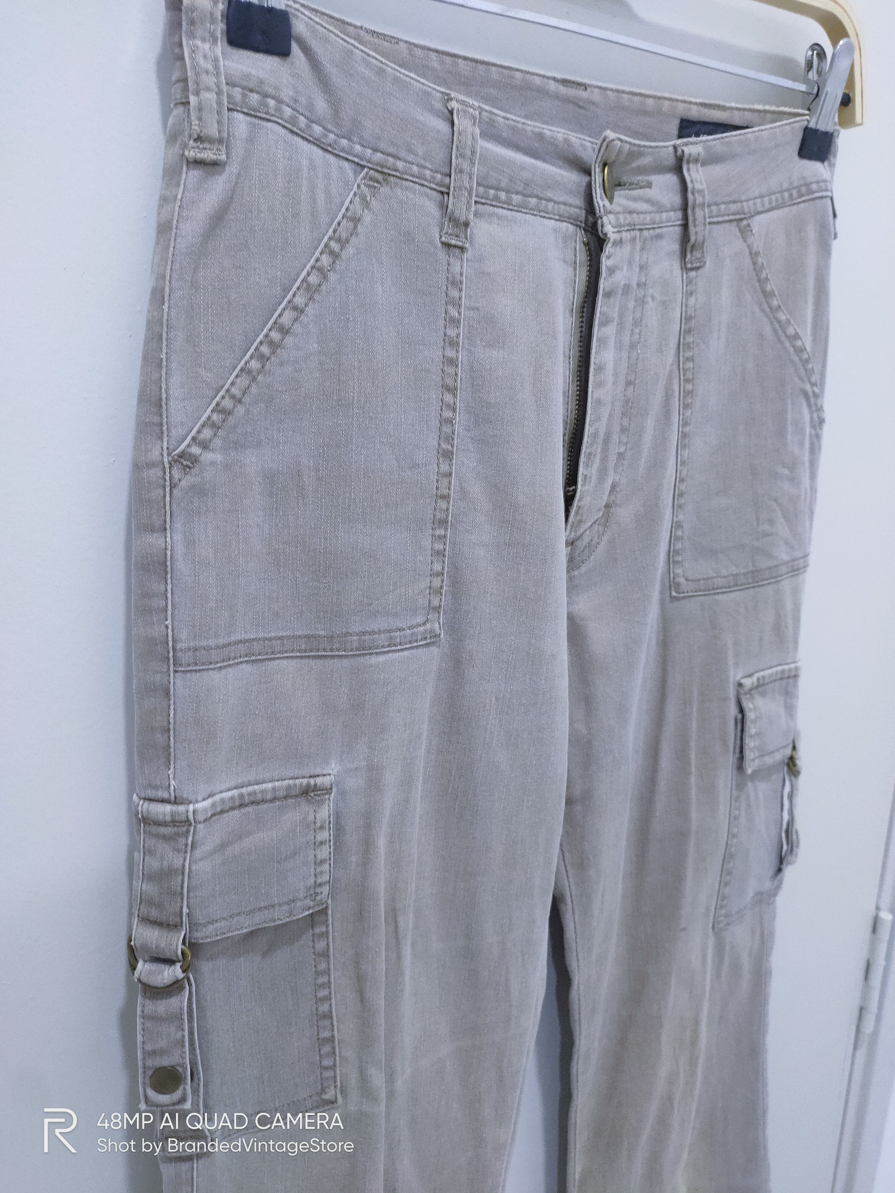 Japanese Brand × Seditionaries JOHN JELLO Punk Patchwork Multipocket Flare Cargo Bush Pant Size 28" / US 6 / IT 42 - 6 Thumbnail
