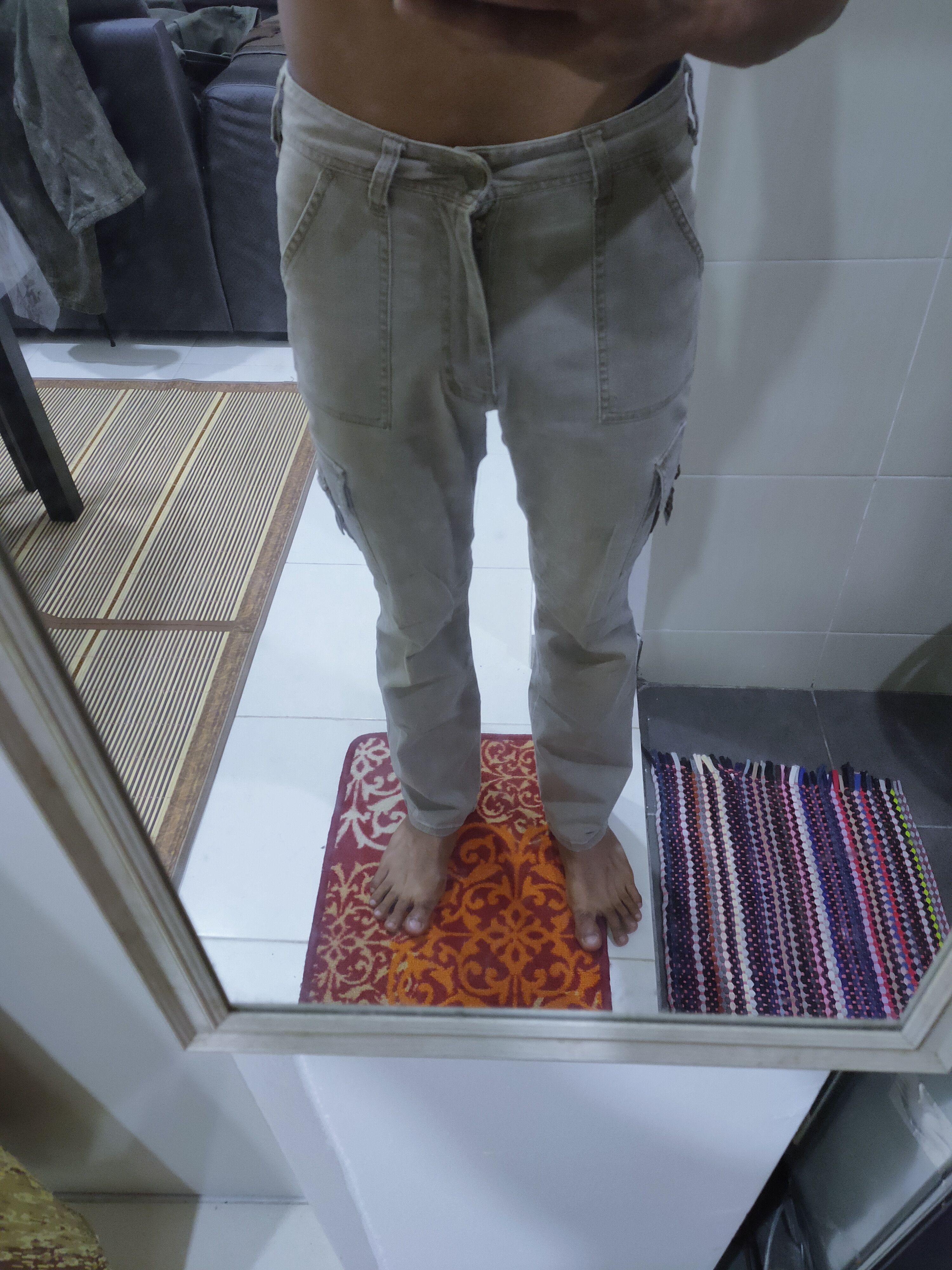 Japanese Brand × Seditionaries JOHN JELLO Punk Patchwork Multipocket Flare Cargo Bush Pant Size 28" / US 6 / IT 42 - 22 Thumbnail