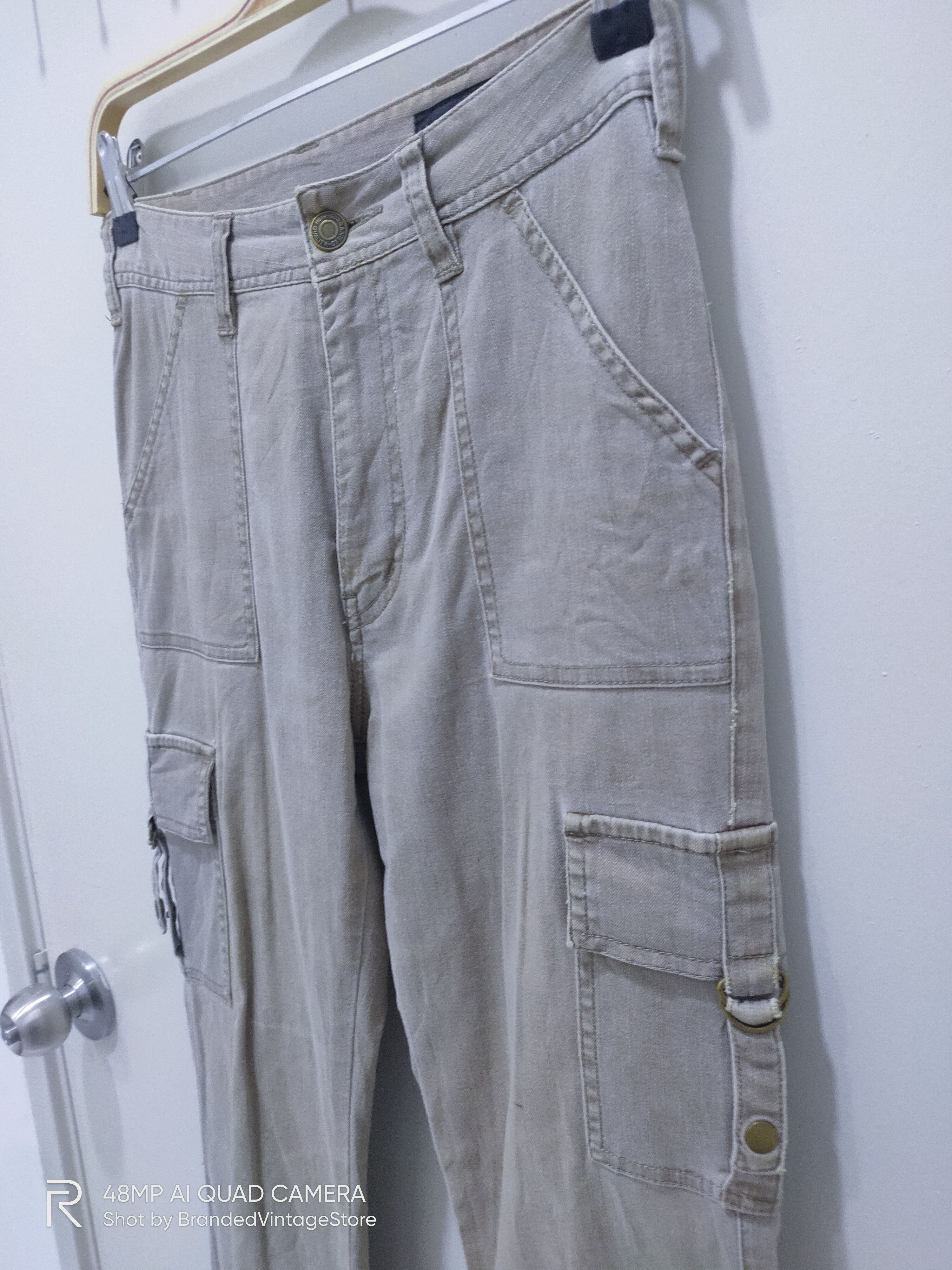 Japanese Brand × Seditionaries JOHN JELLO Punk Patchwork Multipocket Flare Cargo Bush Pant Size 28" / US 6 / IT 42 - 9 Thumbnail
