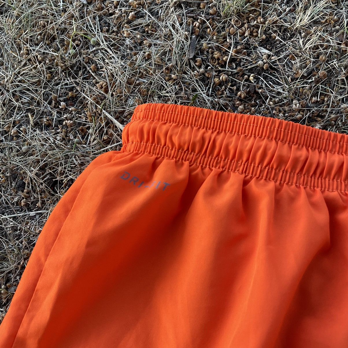Vintage Vintage 90s Nike Drill Shorts Orange Swoosh Streetwear 28 Size US 28 / EU 44 - 5 Thumbnail