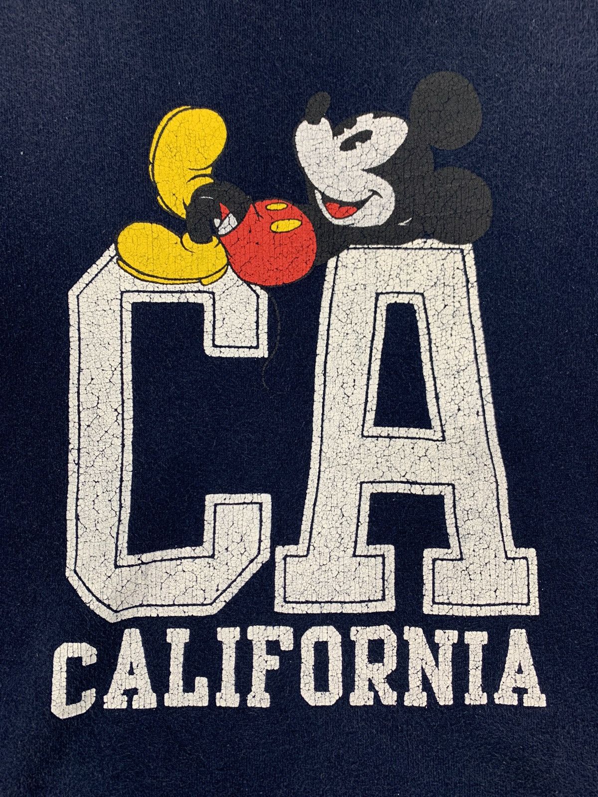 California Republic × Mickey Mouse MILKFED Mickey Mouse California Big Logo Graphic Sweatshirt Size S / US 4 / IT 40 - 3 Thumbnail