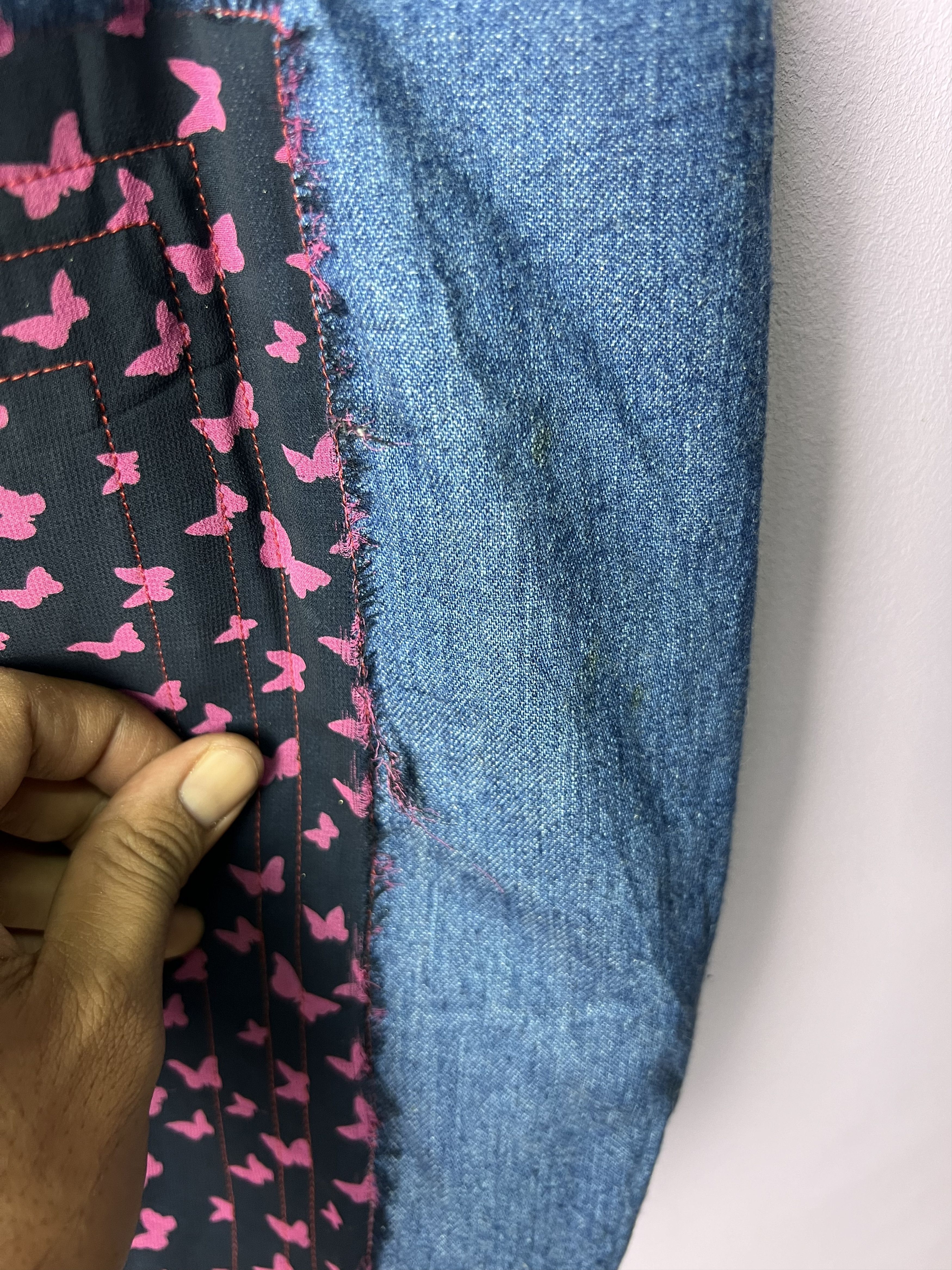 Beauty Beast 🔥Wafflish Waffle Boro Denim Tote Bags Size ONE SIZE - 8 Thumbnail