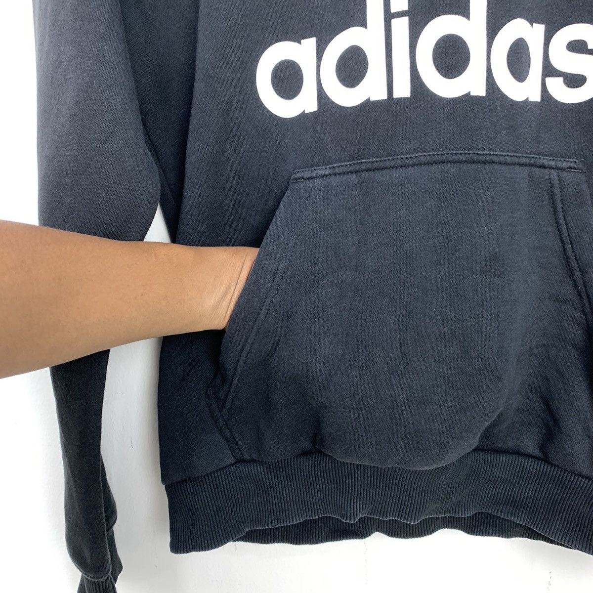 Adidas × Japanese Brand ADIDAS Trefoil Spellout BigLogo Sweatshirt Hoodie Jacket Size US M / EU 48-50 / 2 - 10 Thumbnail