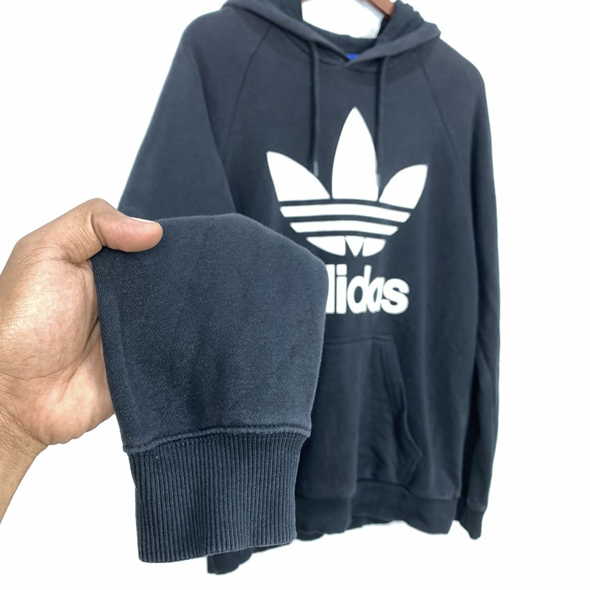 Adidas × Japanese Brand ADIDAS Trefoil Spellout BigLogo Sweatshirt Hoodie Jacket Size US M / EU 48-50 / 2 - 12 Thumbnail
