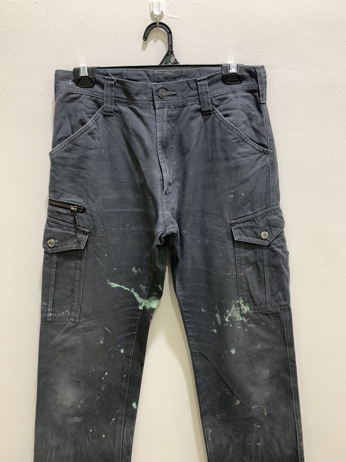 Japanese Brand GW Painter Artistic 7Multipocket Tactical Utility CargoPant Size US 29 - 4 Thumbnail