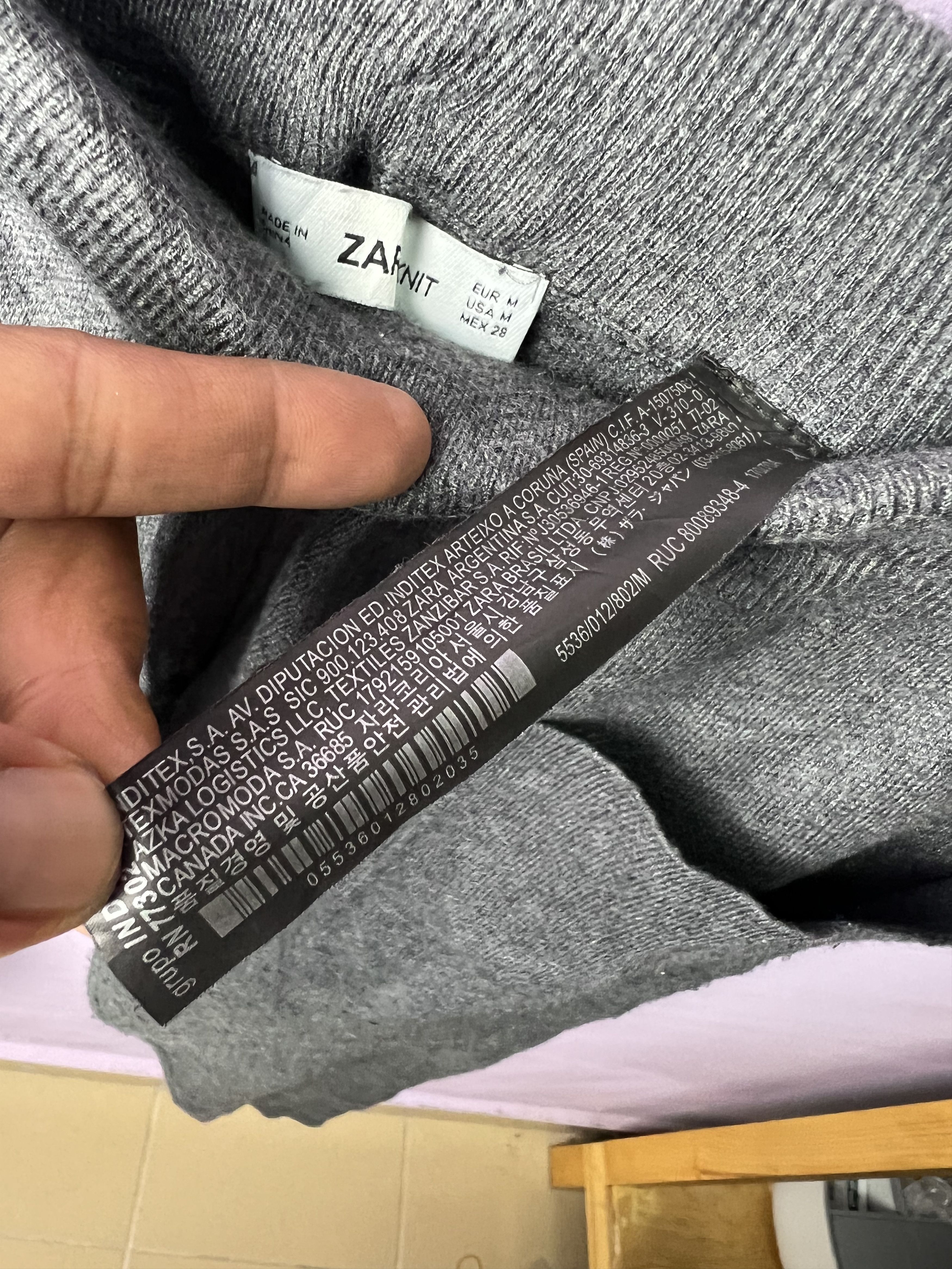 Zara 🔥Zara Knit Front Pockets Sweatpants Jogger Size US 29 - 12 Thumbnail